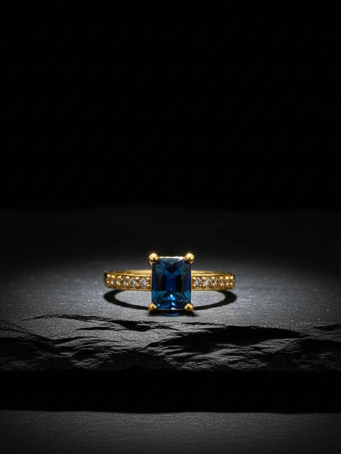 BOGHRA SALES Daily Wear valentine propose Gold ring for women and girls Alloy Diamond Gold Plated Ring