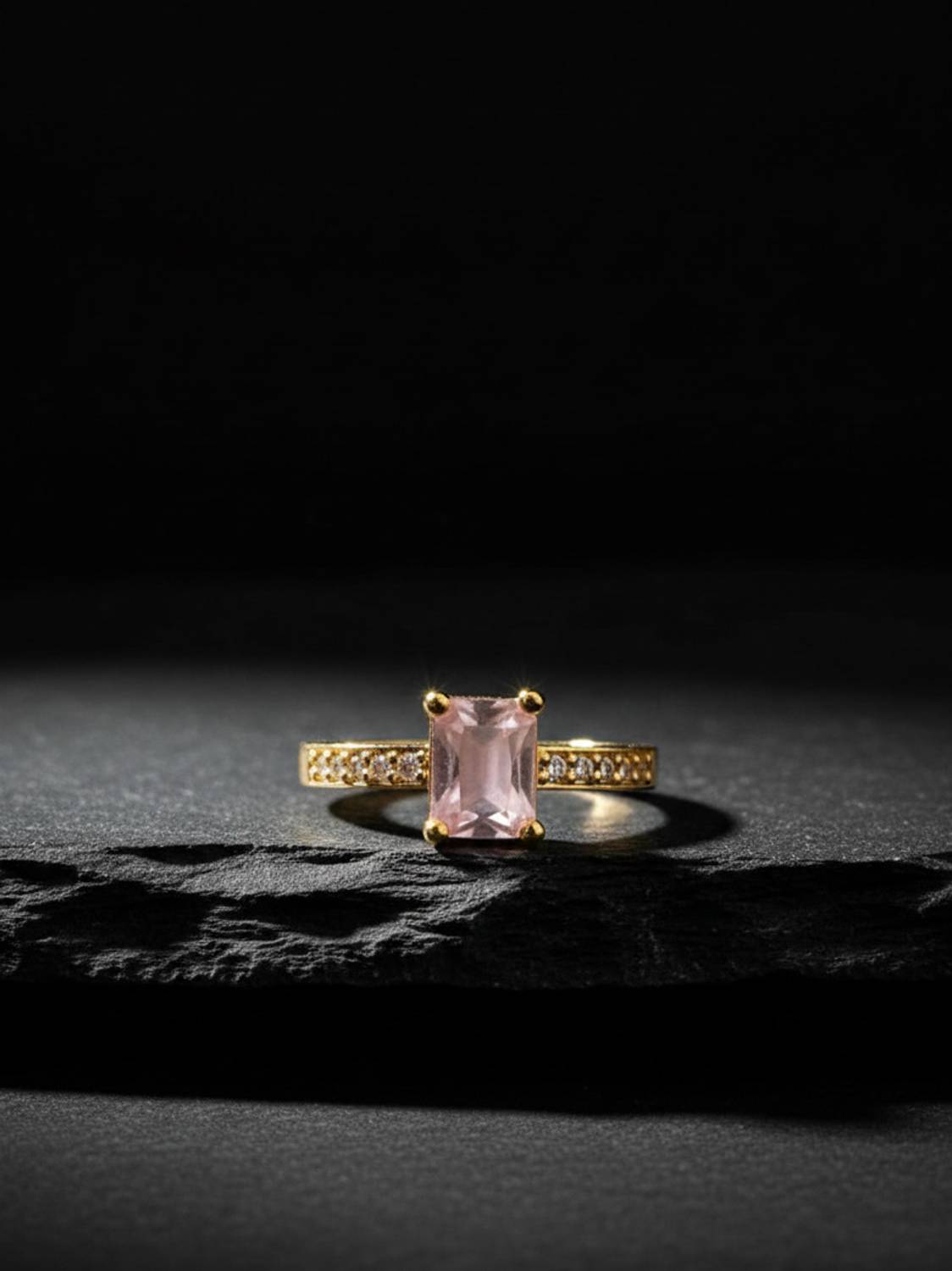BOGHRA SALES Daily Wear valentine propose Gold ring for women and girls Alloy Diamond Gold Plated Ring