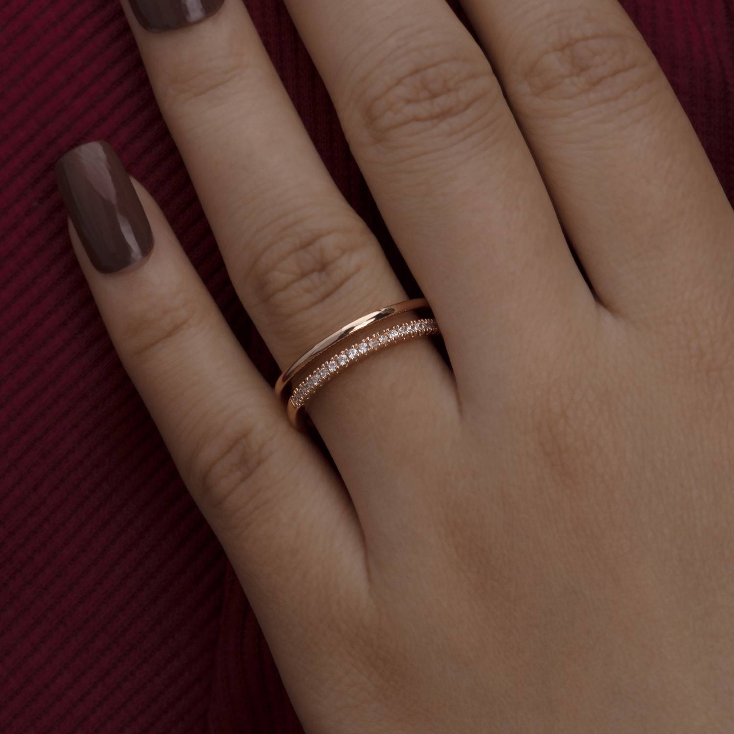 ARTKLIM Stainless Steel Gold Plated Ring