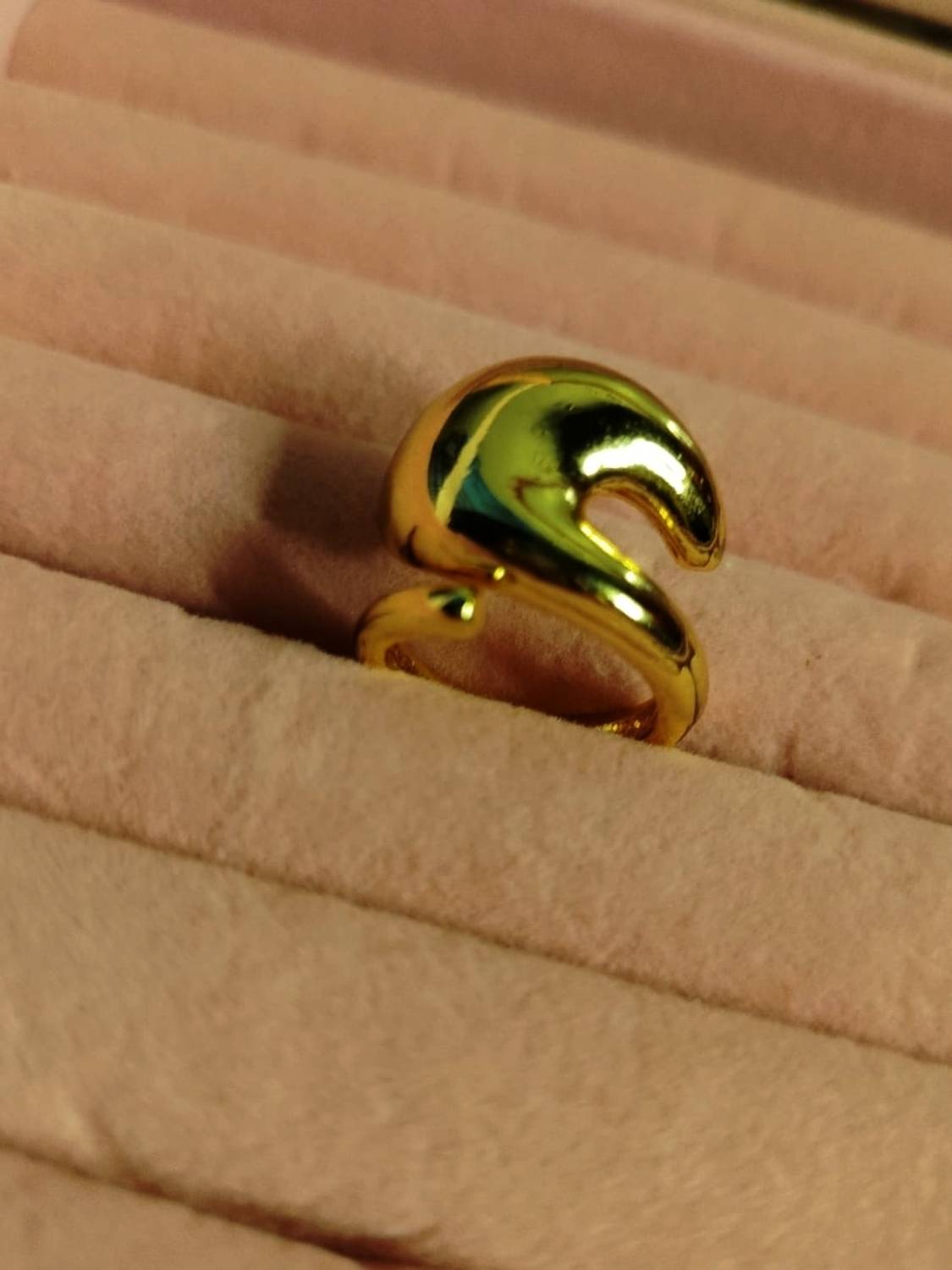 kiyu ziyu Stainless Steel Gold Plated Ring Price in India - Buy