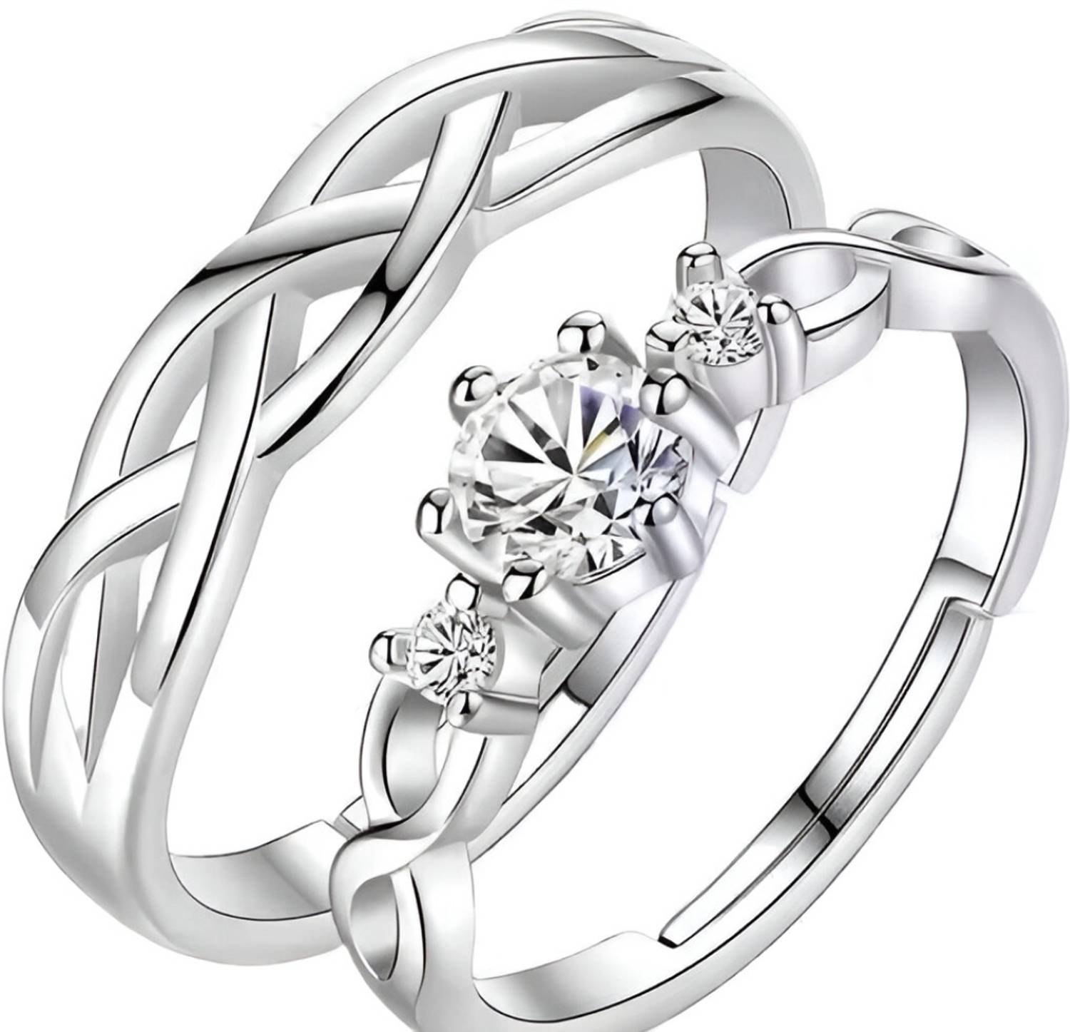 GanPatique Couple Ring Silver - Image 4