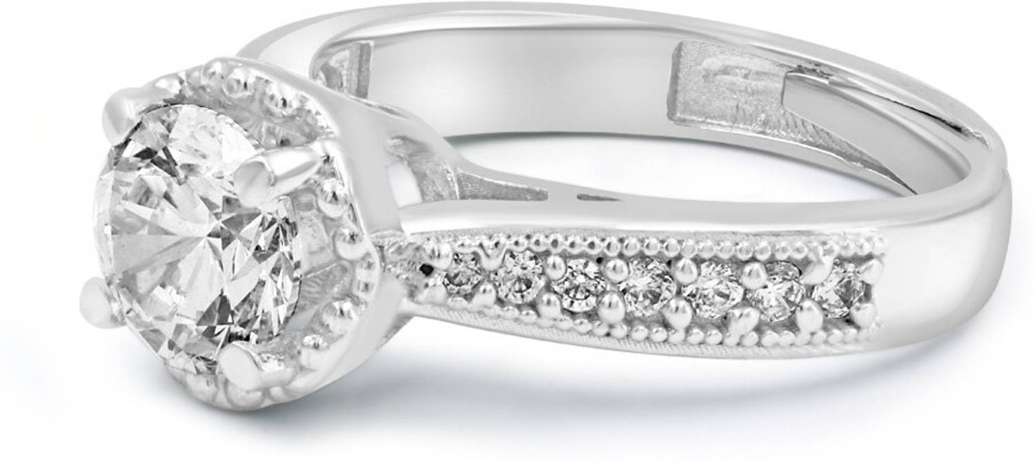 Zarkan Princess Silver Solitaire Ring - Image 3