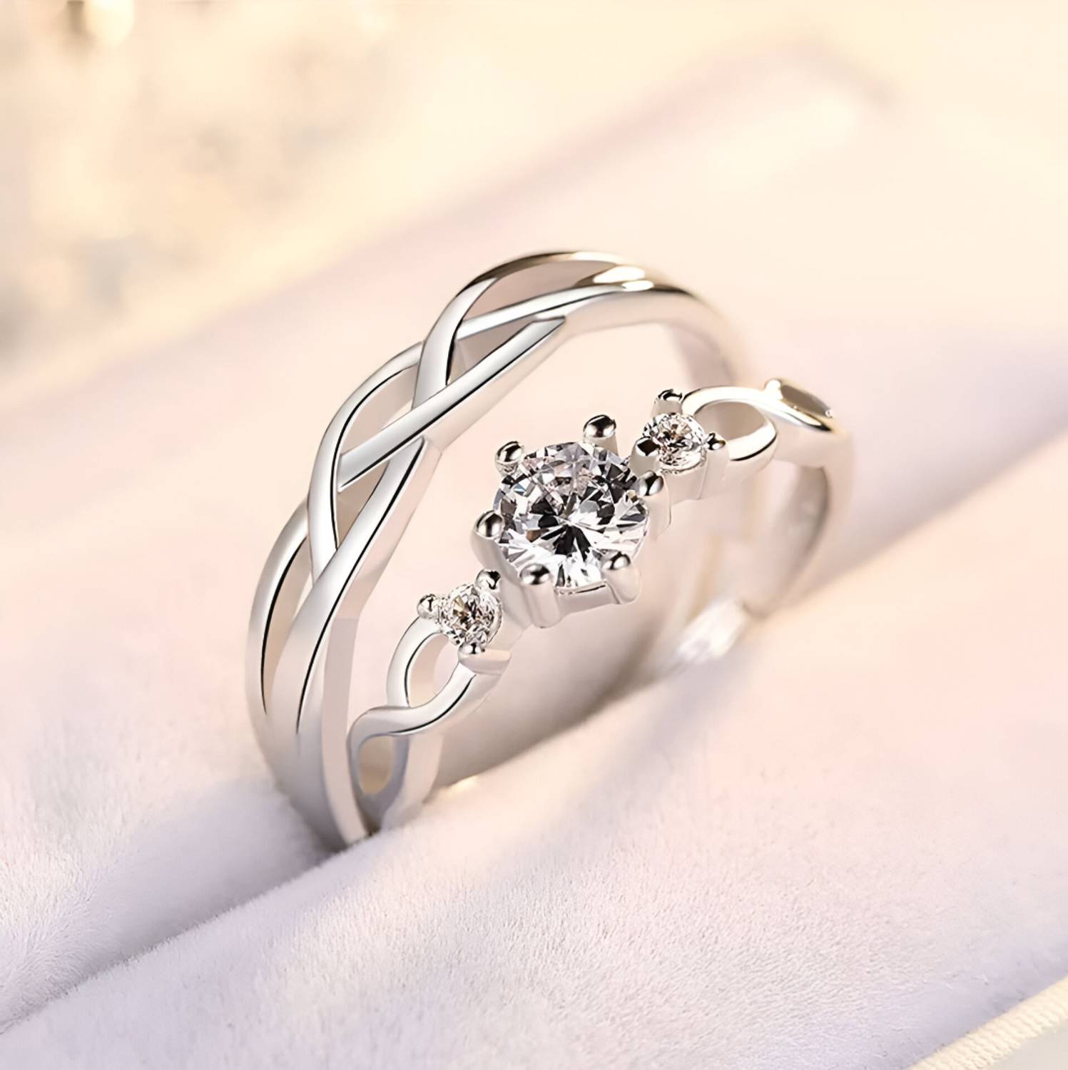 GanPatique Couple Ring Silver - Image 5