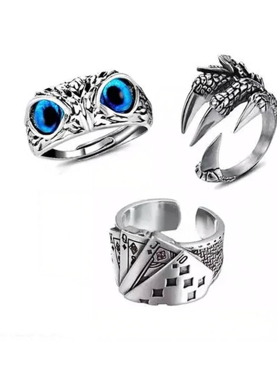 MAHADEV Owl Ring for Boys - Image 1