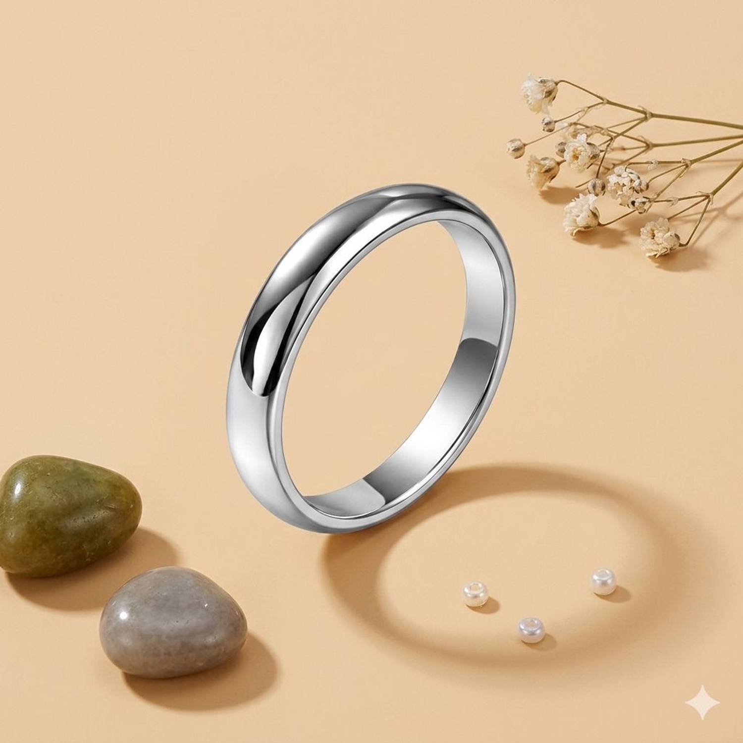 Modeva Silver Plated Stainless Steel Ring - Image 2