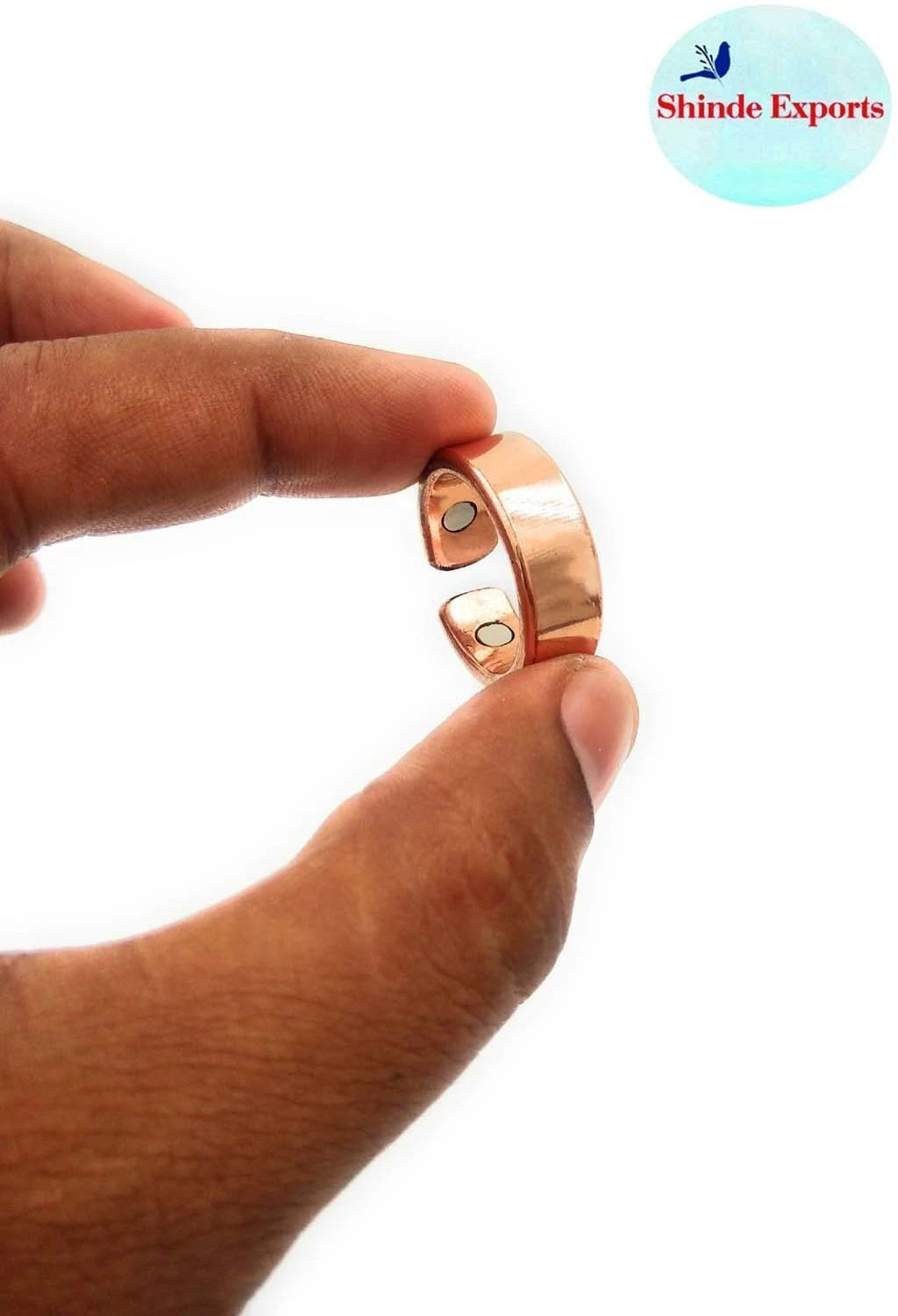 Image of shinde exports pure magnetic Copper Ring