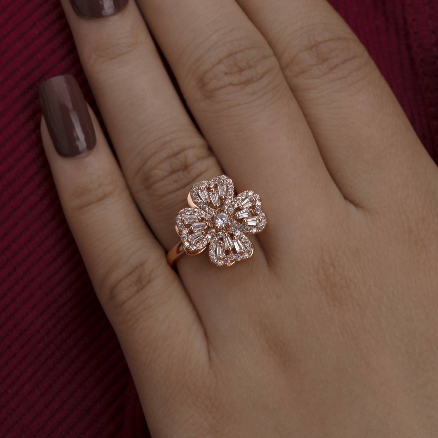 ARTKLIM Stainless Steel Gold Plated Ring