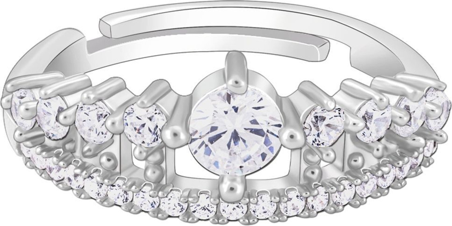 Image of GIVA 925 Silver Queen Crown Ring|Lifetime Plating|6 Month Warranty Sterling Silver Cubic Zirconia Rhodium Plated Ring