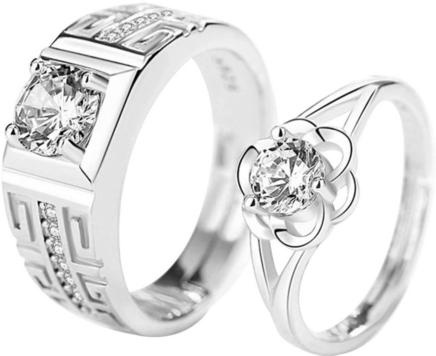 Rgulus Couple Rings Silver - Image 3