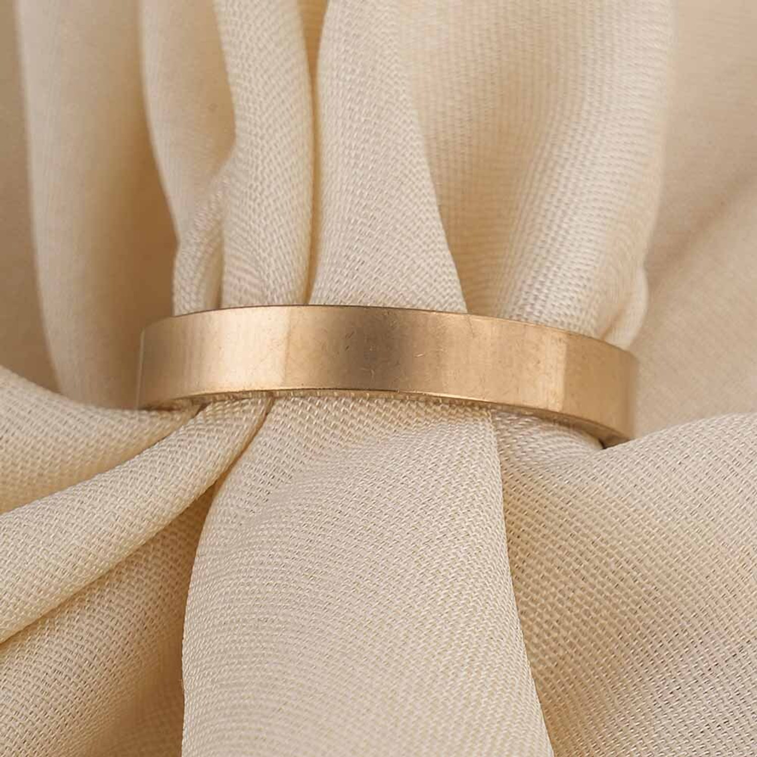 Image of PALMONAS Vintage Gold Band Ring for Mens (Size- 8) - Waterproof & Anti-Tarnish Stainless Steel Gold Plated Ring