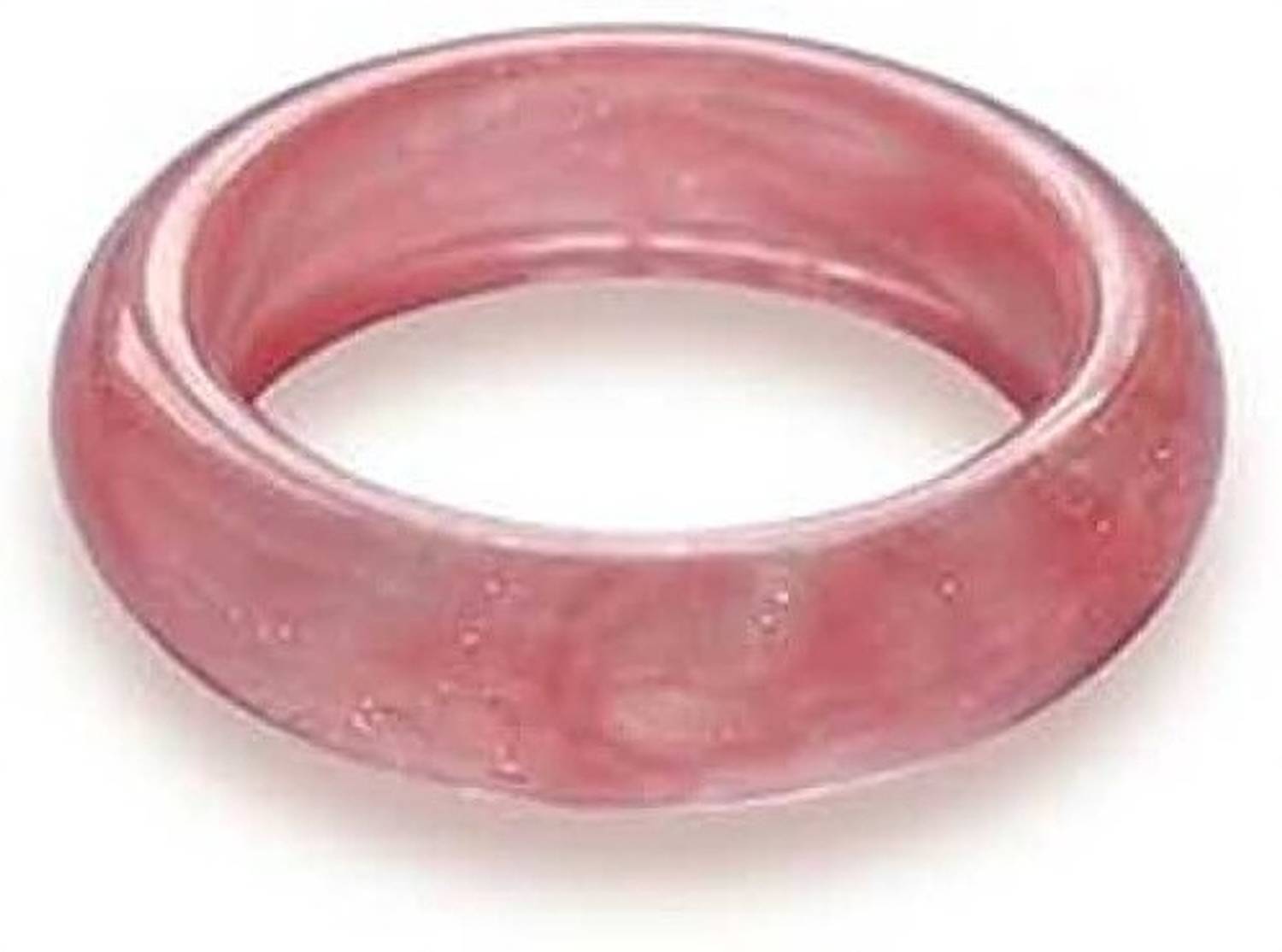 AIR9999 Natural Cherry Quartz Crystal Band Ring Crystal Crystal Ring