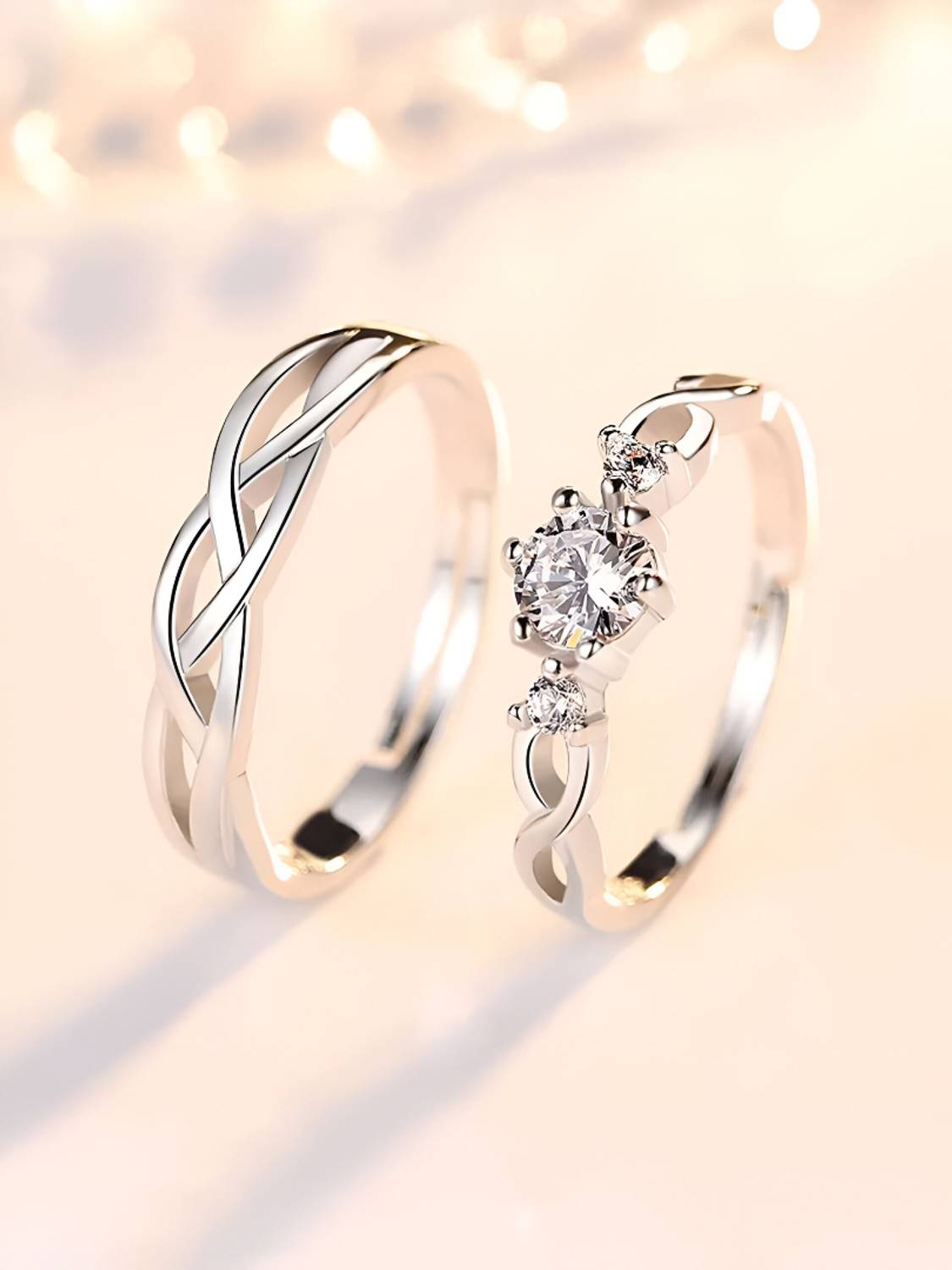 GanPatique Couple Ring Silver - Image 3
