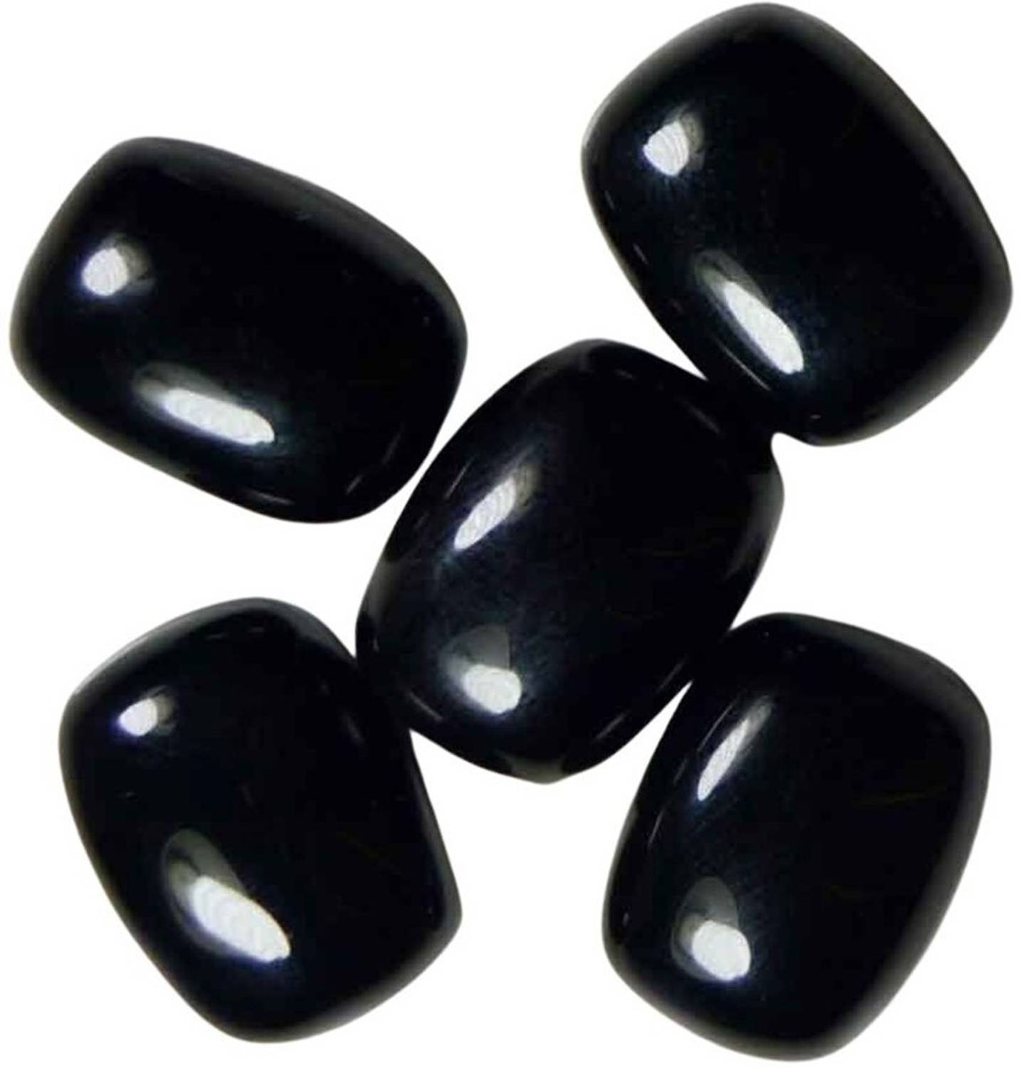 55Carat Natural Black Onyx Hakik 5.25 Ratti 4.77 Carat Rectangle Shape 1 Pcs For Stone Onyx Ring