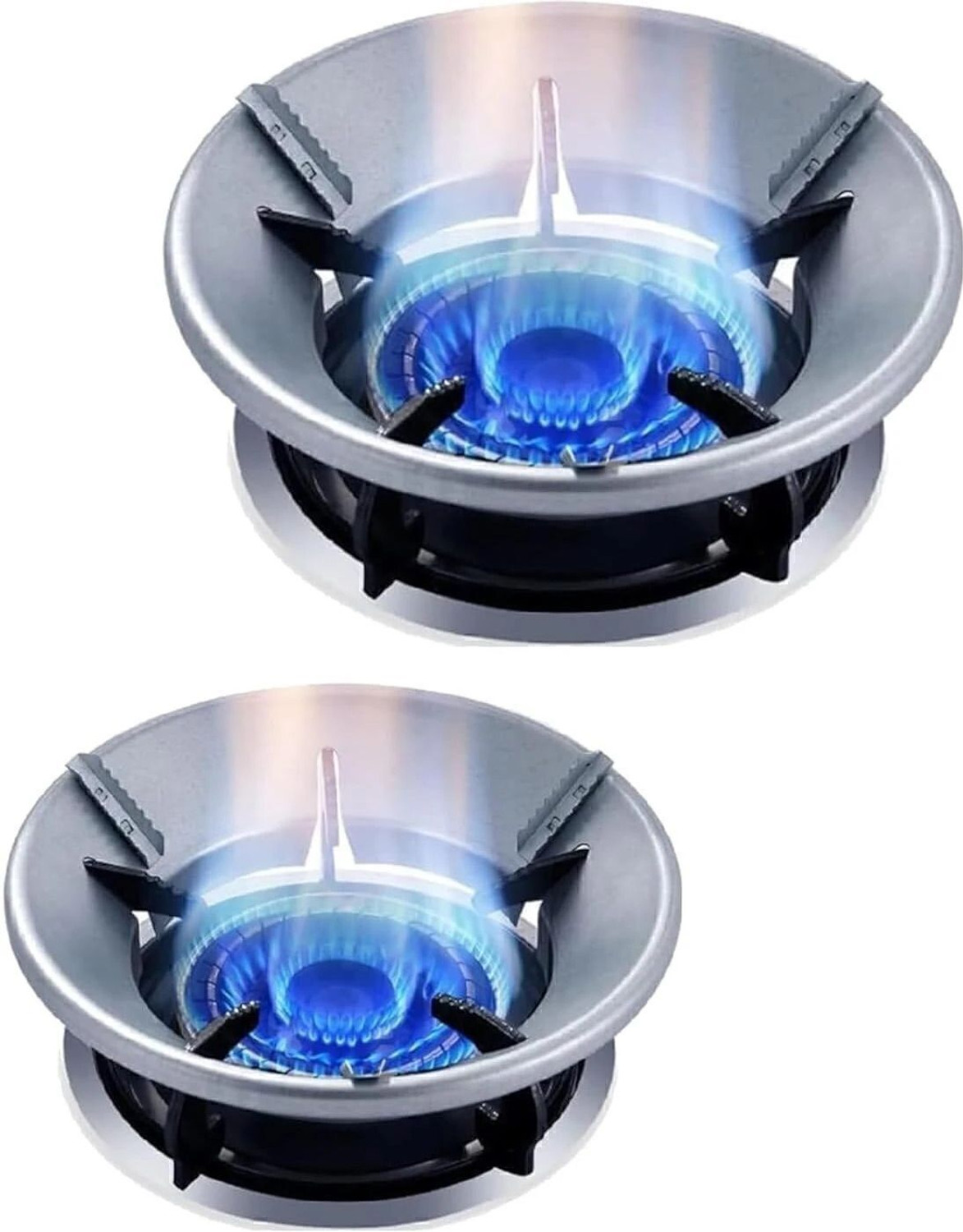 Image of Ajonus Mart (Pack Of 2) Gas Saver Burner Stand OR Wind-Protective Energy-Saving Stove Stand 14 kg Roaster