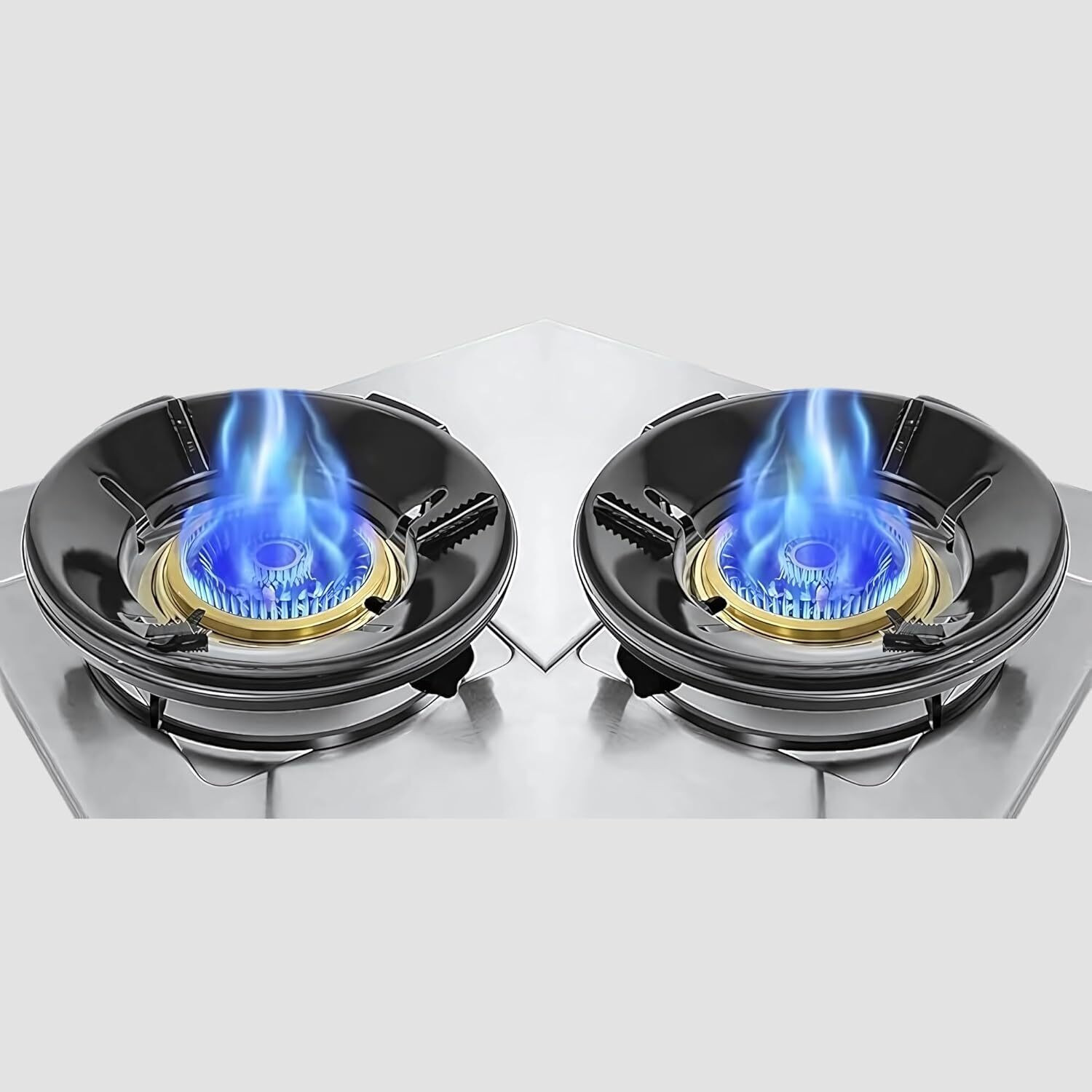 Image of KAVRUL Black Gas Saver Burner Stand Fire & Windproof Energy Saving 25 kg Roaster