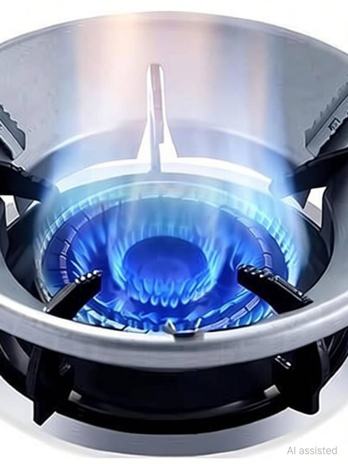 AAMATY (3 Pis) Gas Saver Burner Stand Windproof Gas Ring-/ 10 kg Roaster