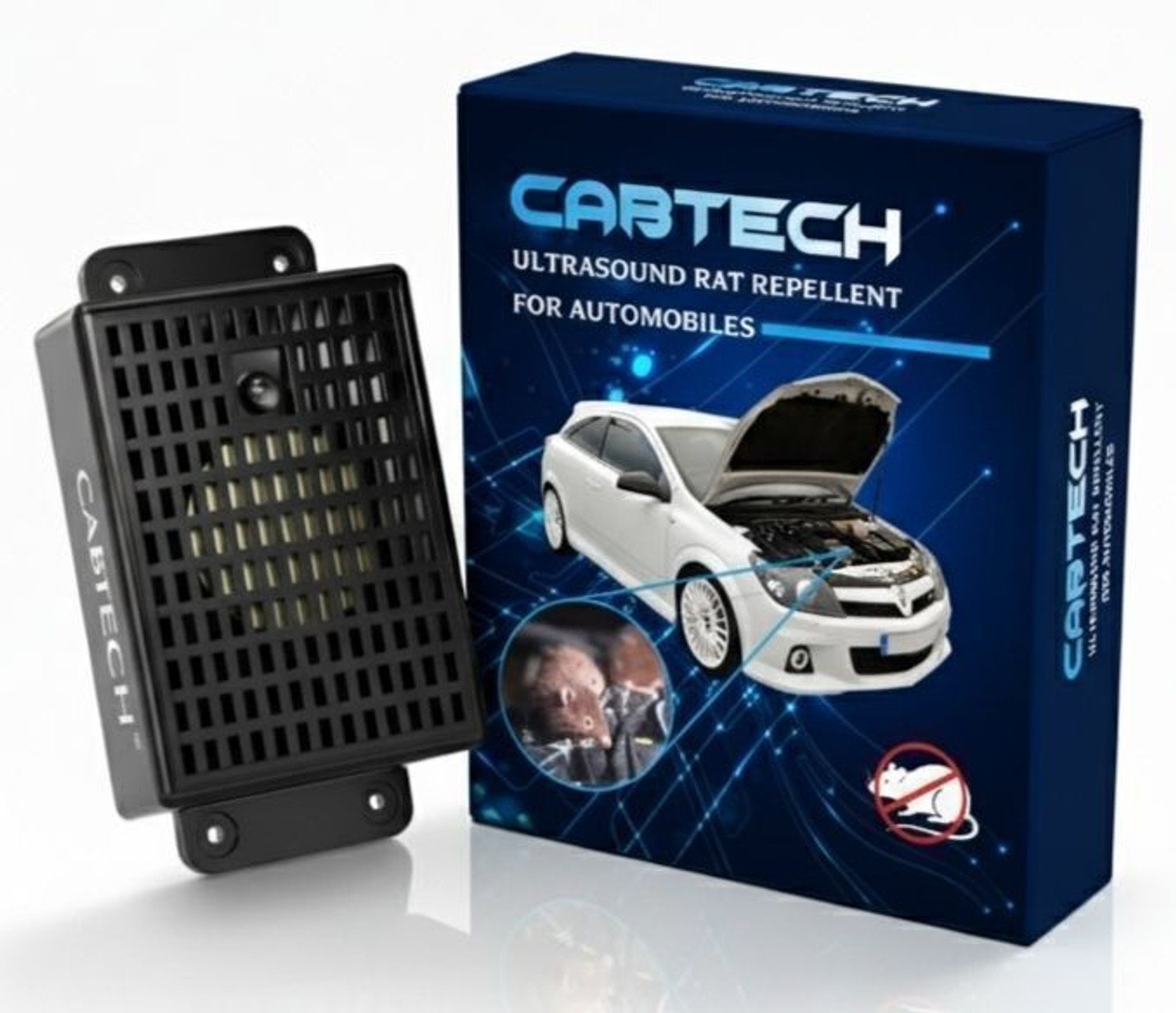 Image of Cabtech Ultrasound for Automobiles 7th Gen car Rat Ultrasonic Rodent Repellant