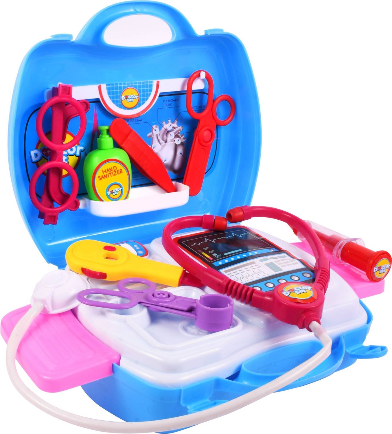 FUN DREAMZ 18-Piece Doctor Set Role Play Kit with Carry Case - 18