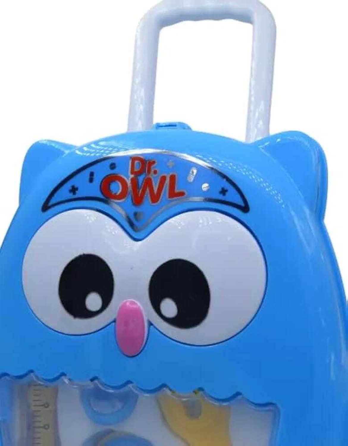Image of FunNstyle Portable Trolley Suitcase Owl Doctor Set, Owl-Shaped Medical Tools Kit for Kids