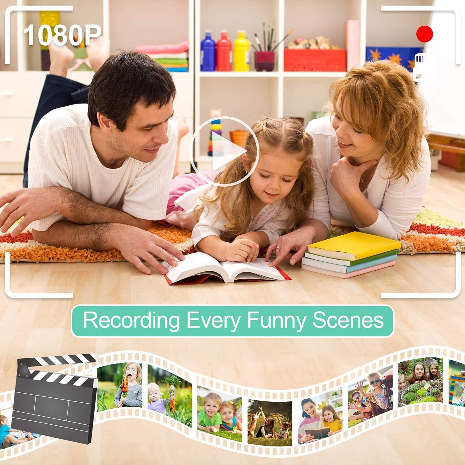 Image of TECNOLOGIA TOYS Digital Camera Birthday Gift for Kids Digital Video Camera for Toddler, Sports and Action Camera