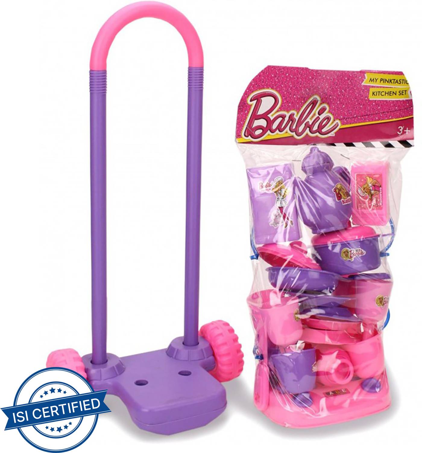 BARBIE Barbie My Pinktastic Trolley Kitchen Set - 21 Pieces