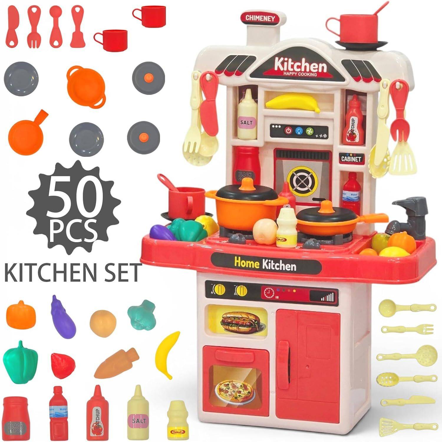 LEOFUN 42-Piece Kitchen Play Set - Image 1