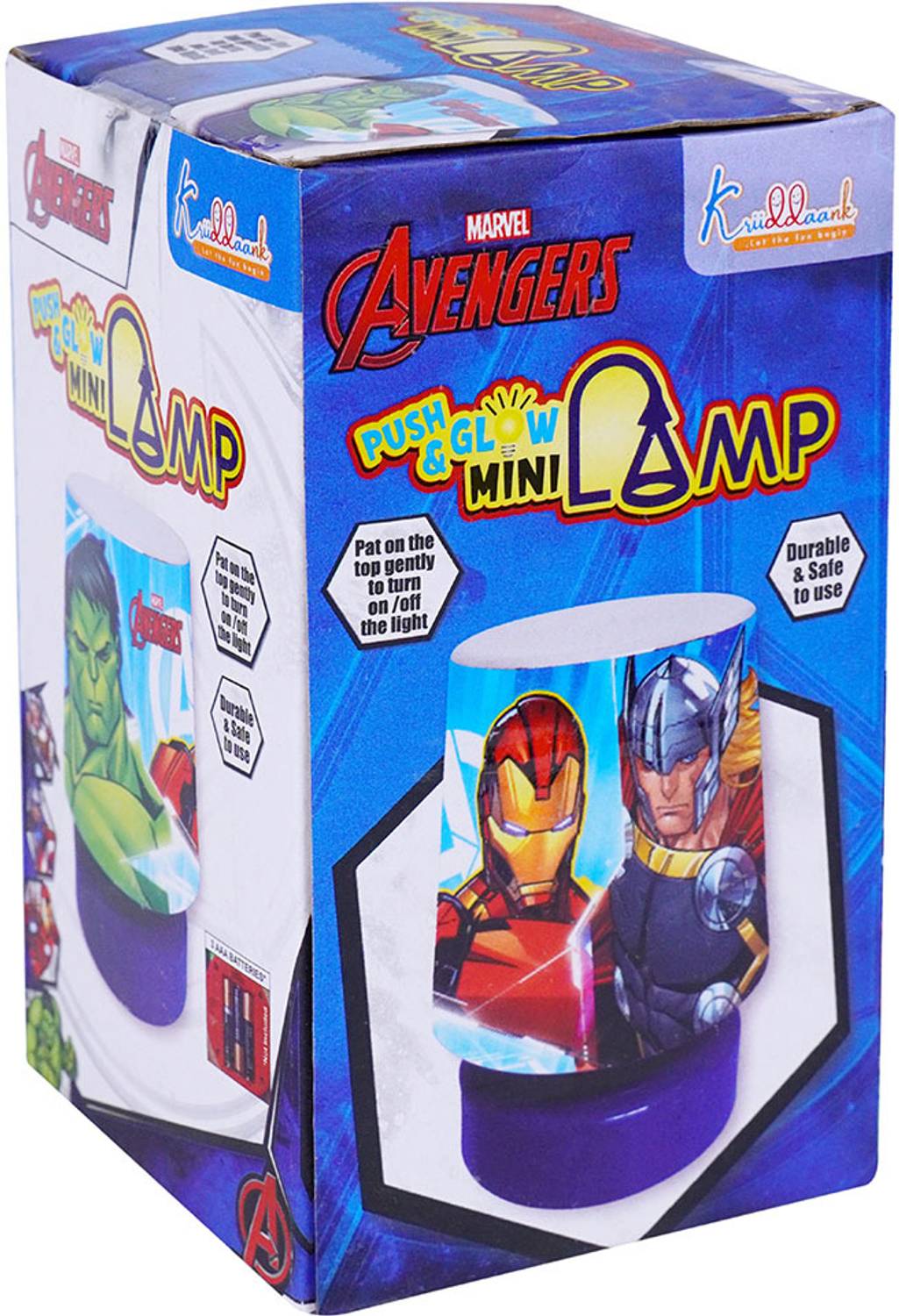 Kriiddaank Marvel Avengers Theme Lamp - LED Desk Design for Study