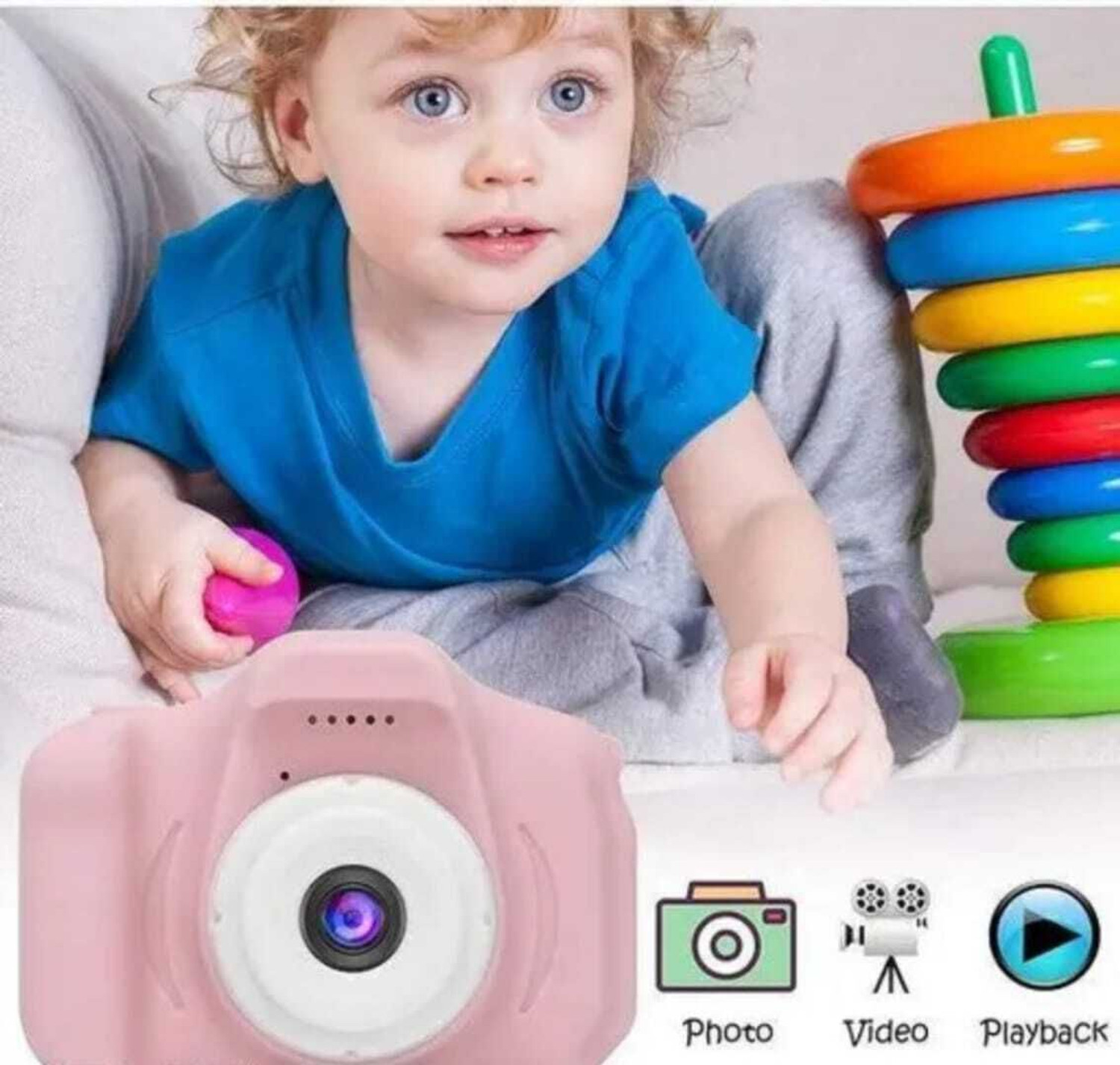Image of TUSHIKA Kids Digital Camera for Computer Child Video Recorder boy and girls