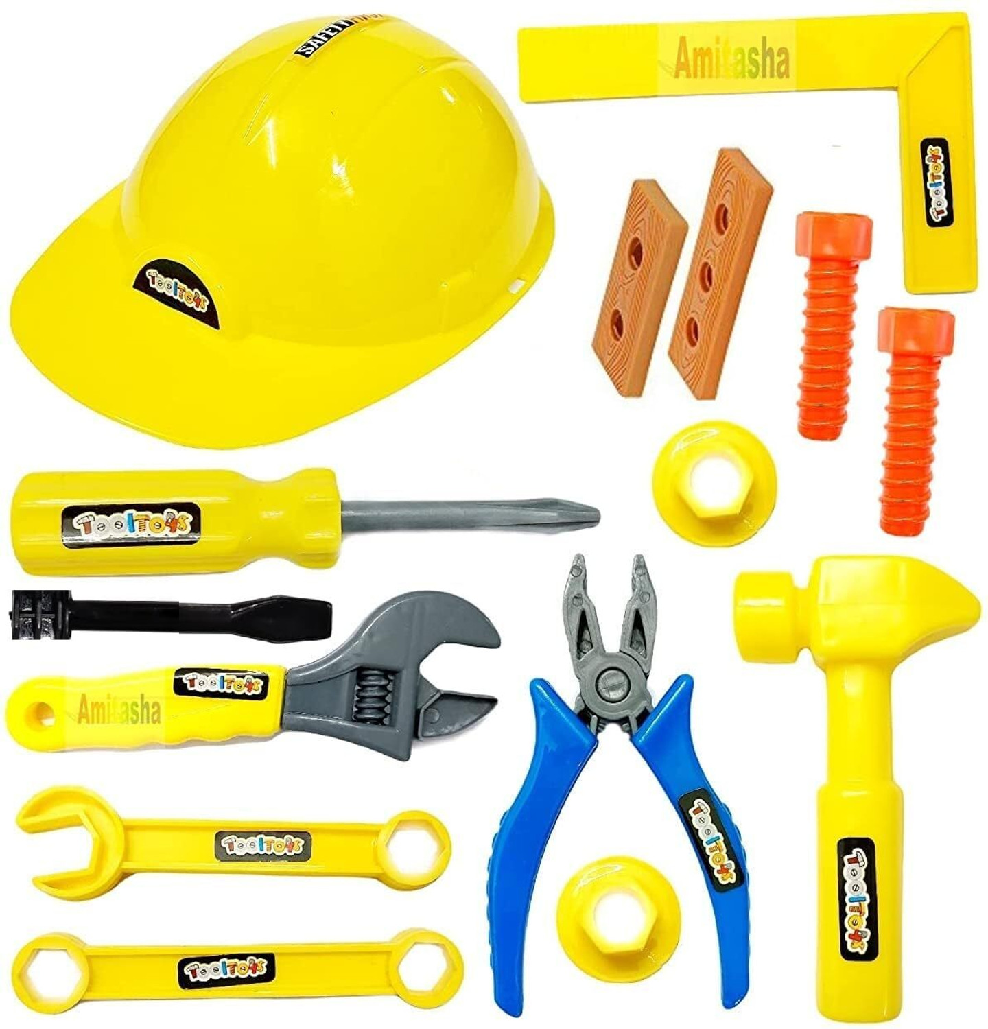 Image of Super Toy Mechanics Helmet Tools Kit Toys for Kids