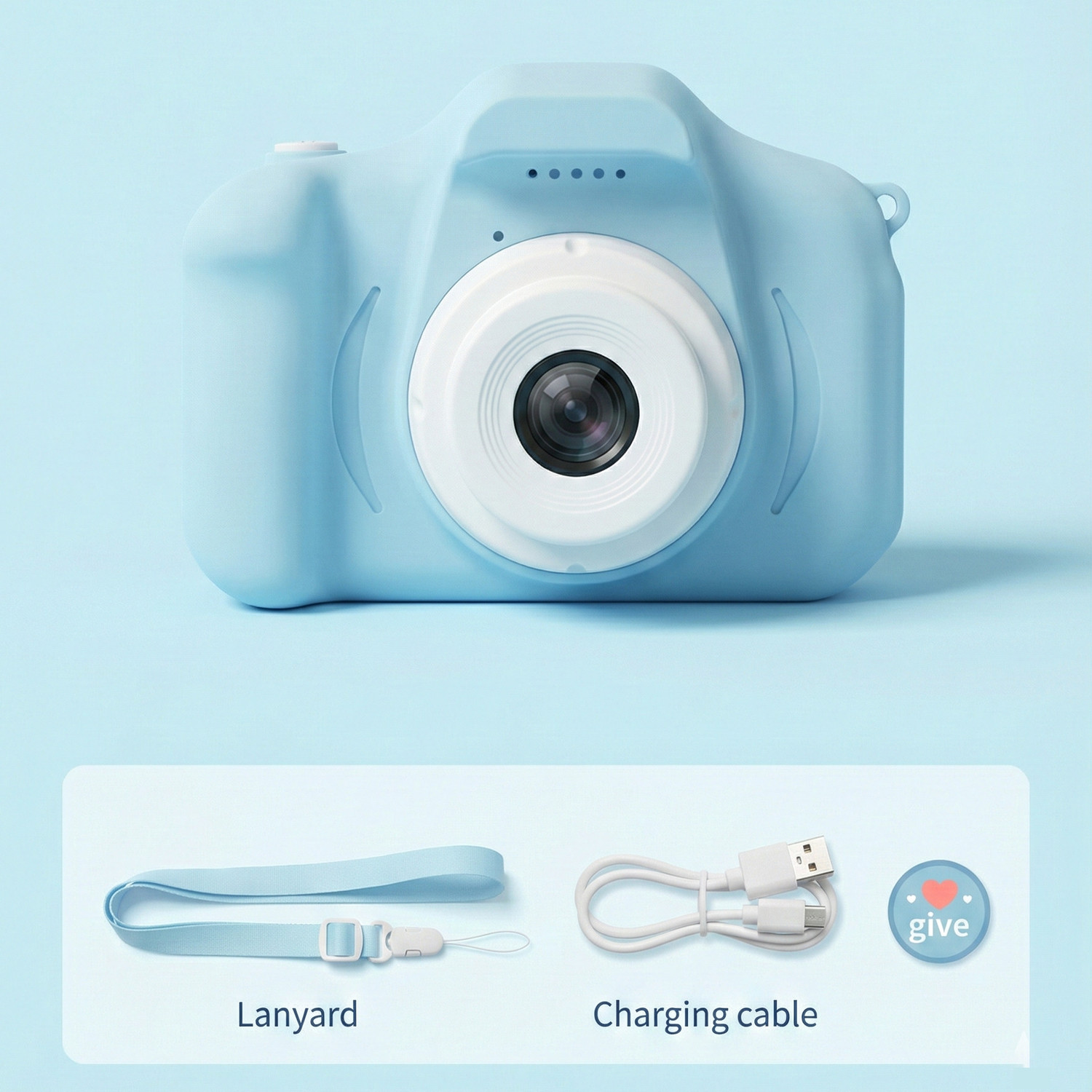 Image of Fiddlys Kids Digital Camera for Boys & Girls |USB Rechargeable Mini Camera