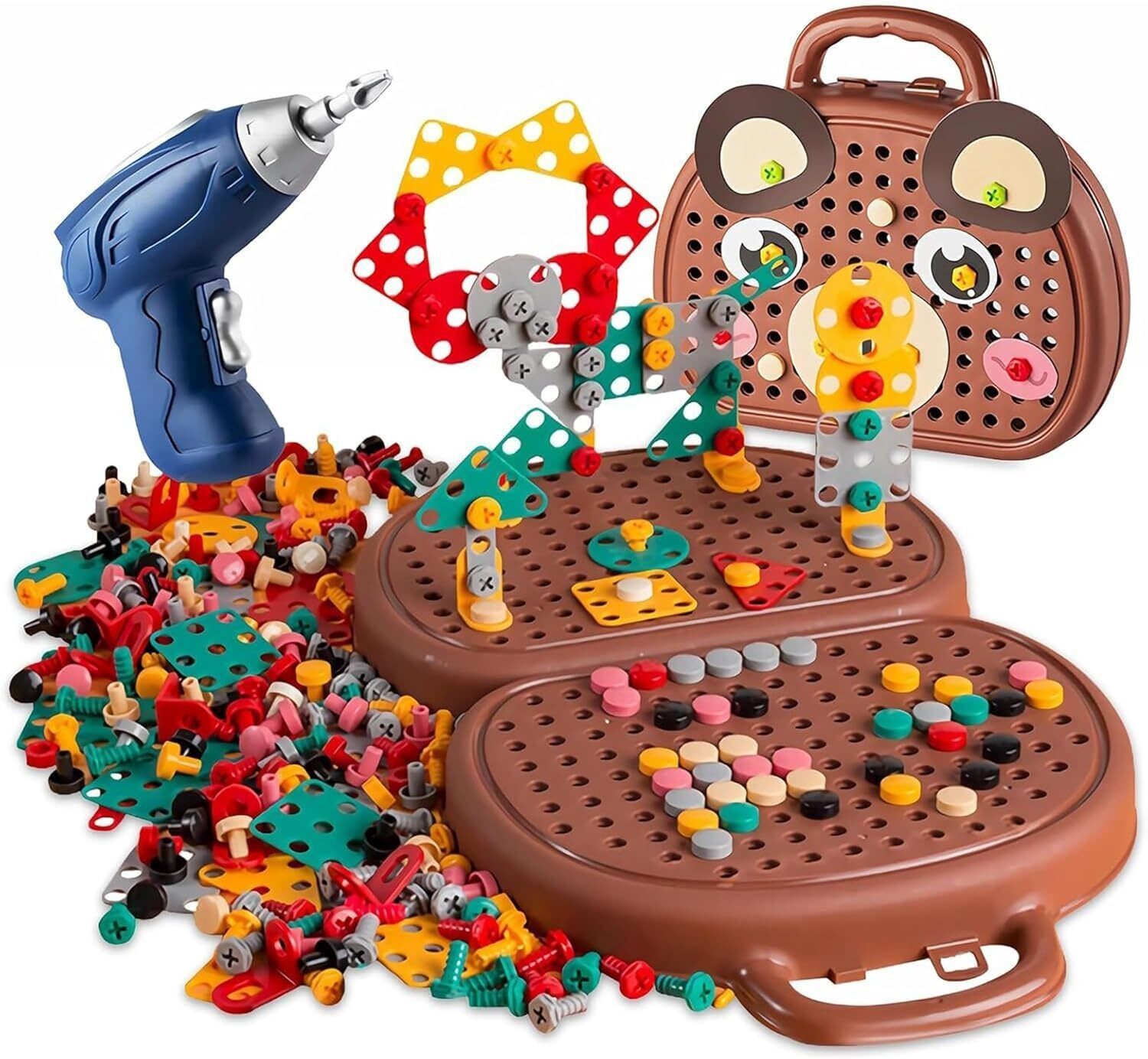 Image of Zooglu Educational DIY Electric Drill Toy Set for Kids