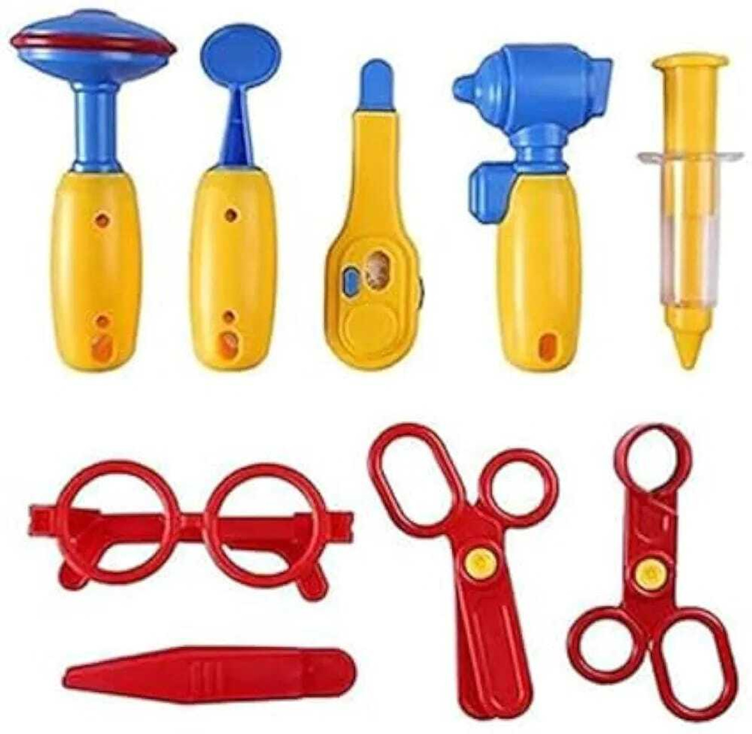 Image of FunNstyle Portable Trolley Suitcase Owl Doctor Set, Owl-Shaped Medical Tools Kit for Kids