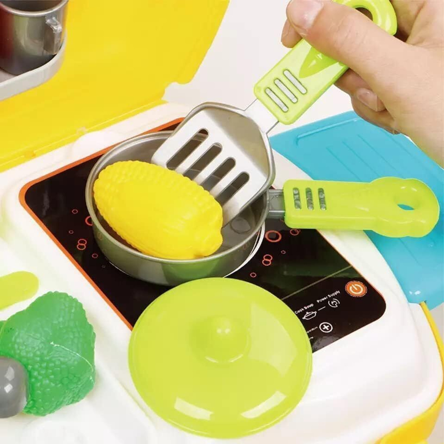 Image of FUN DREAMZ Kitchen Set Cooking Set | Little Chef Suitcase | Multicolour for Girls & Boys