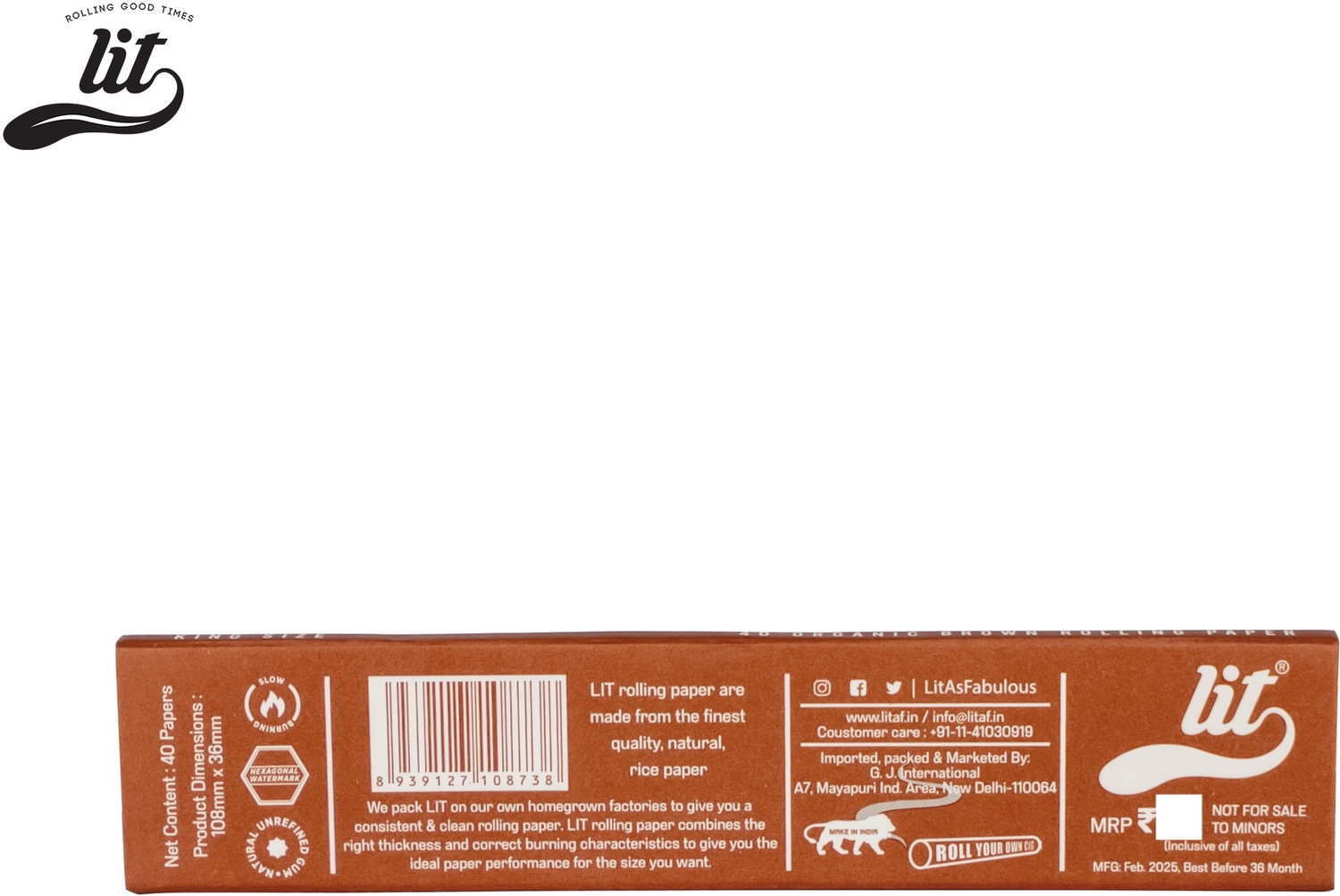 Image of LIT Rolling Paper