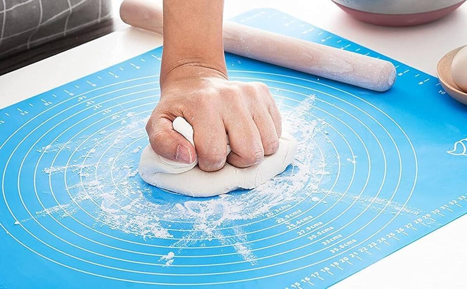 Virtuous Silicone Baking Mat for Pastry Rolling with Measurements