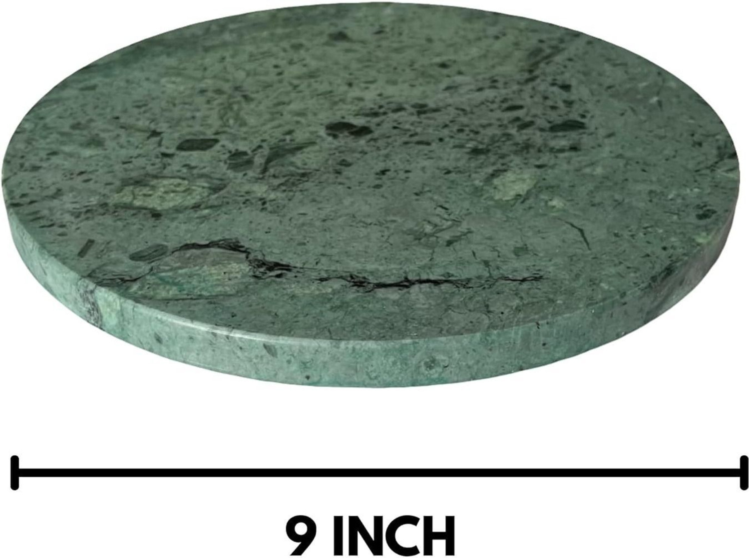 Image of Modern Decor Emporium Marble Chakla Green (9 INCH) for Kitchen, Roti and Chapati maker for Home Board