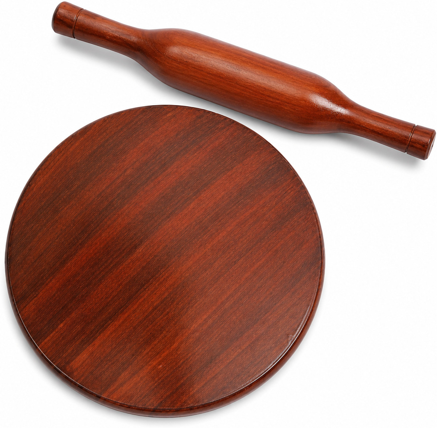 Image of Shopsidex Chakla belan roti maker /chapati maker chakla 9 inch belan 12 inch wooden Rolling Pin & Board