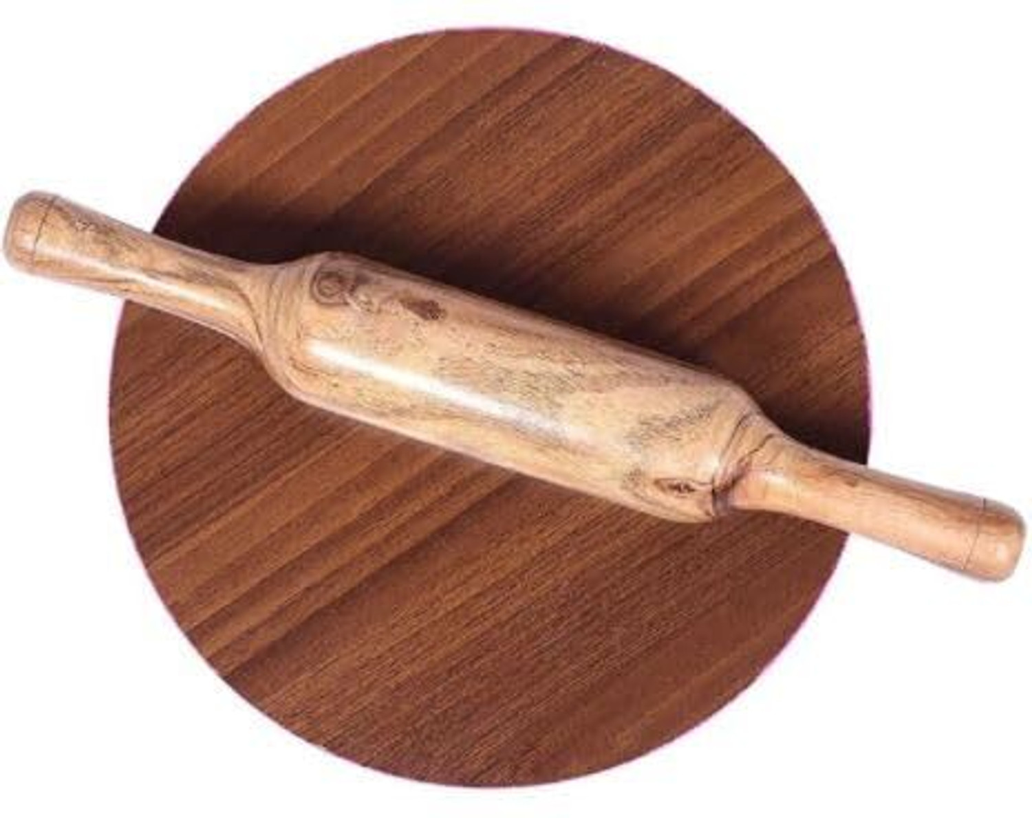Image of Shopsidex Chakla belan roti maker /chapati maker chakla 9 inch belan 12 inch wooden Rolling Pin & Board