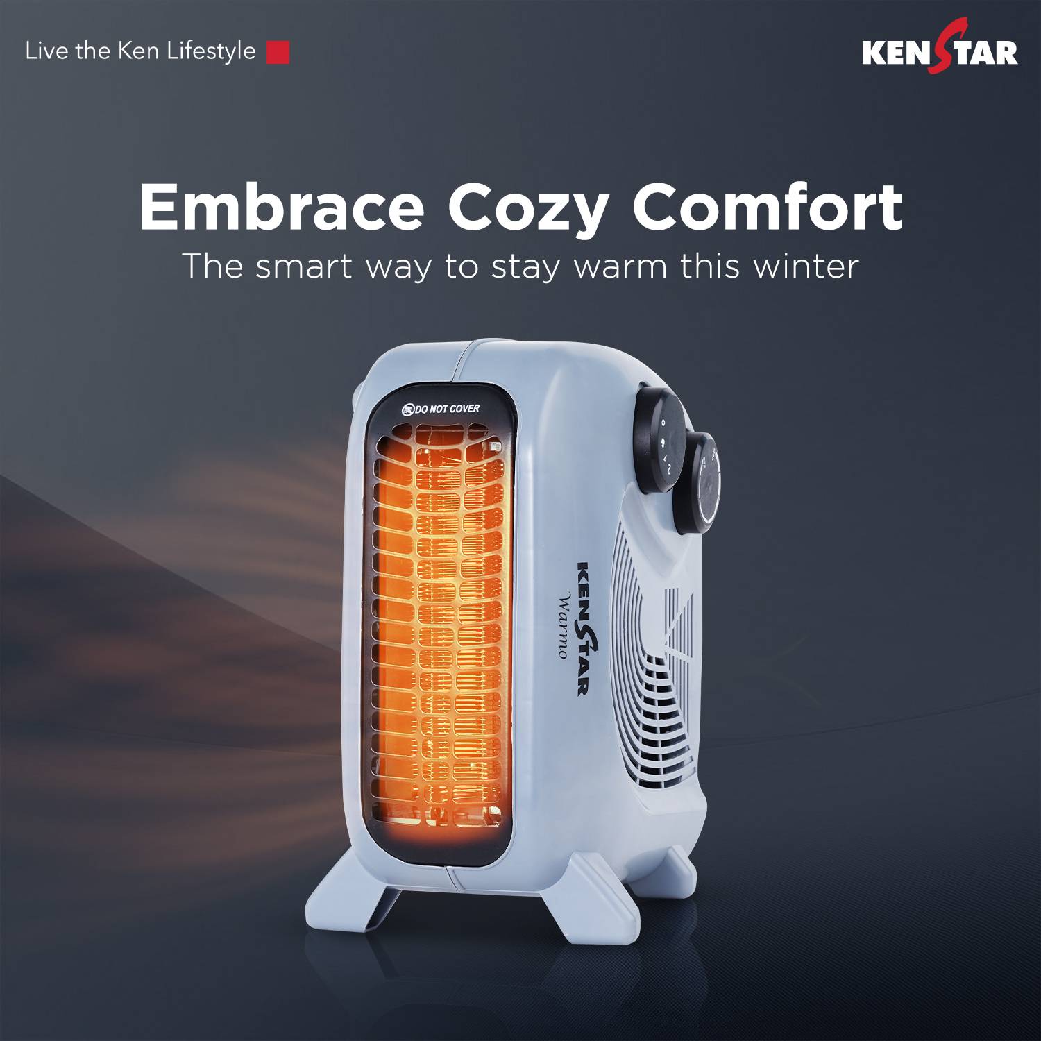 Kenstar WARMO 2000 Watt Fan Room Heater - Image 2