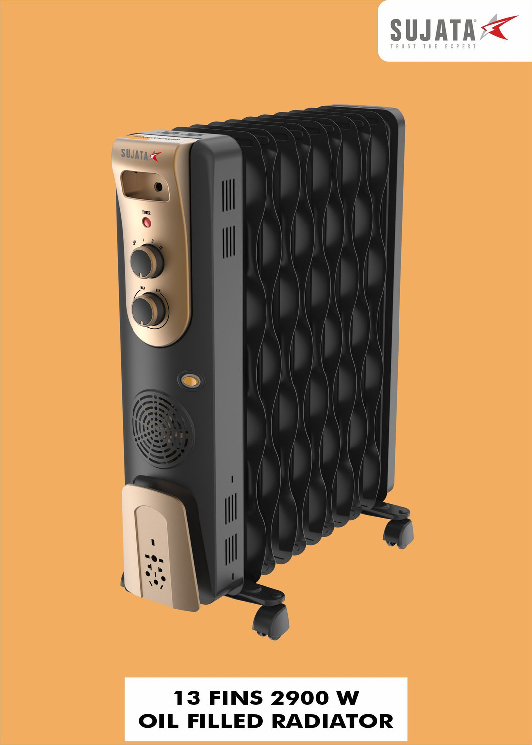 Image of SUJATA SRH99 13 Fin Oil Filled Room Heater