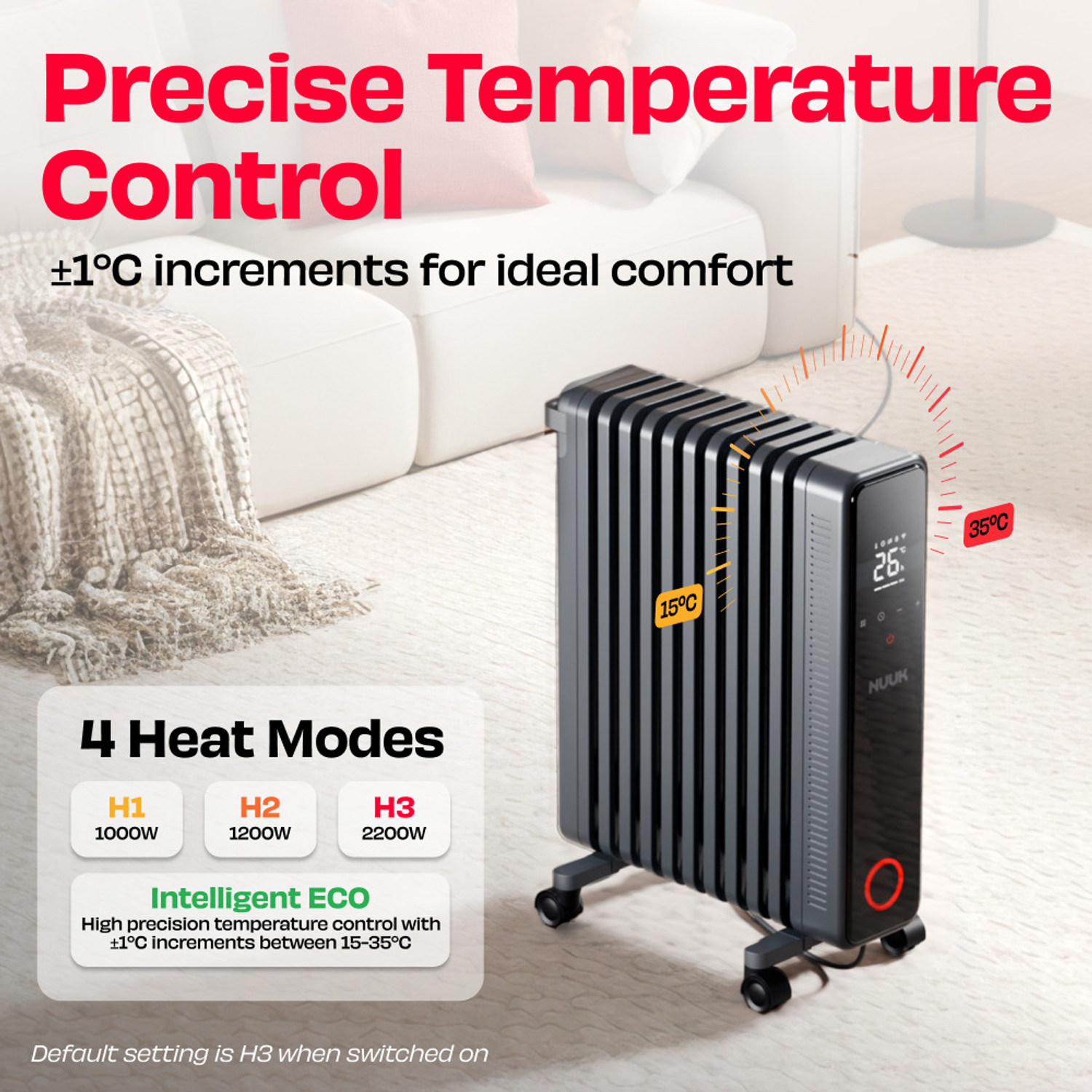 Image of Nuuk Hot Blox Oil Filled Room Heater