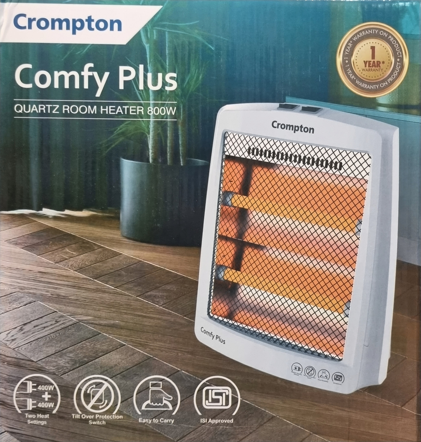 Image of Crompton COMFY PLUS CROMPTON COMFY PLUS Quartz Room Heater