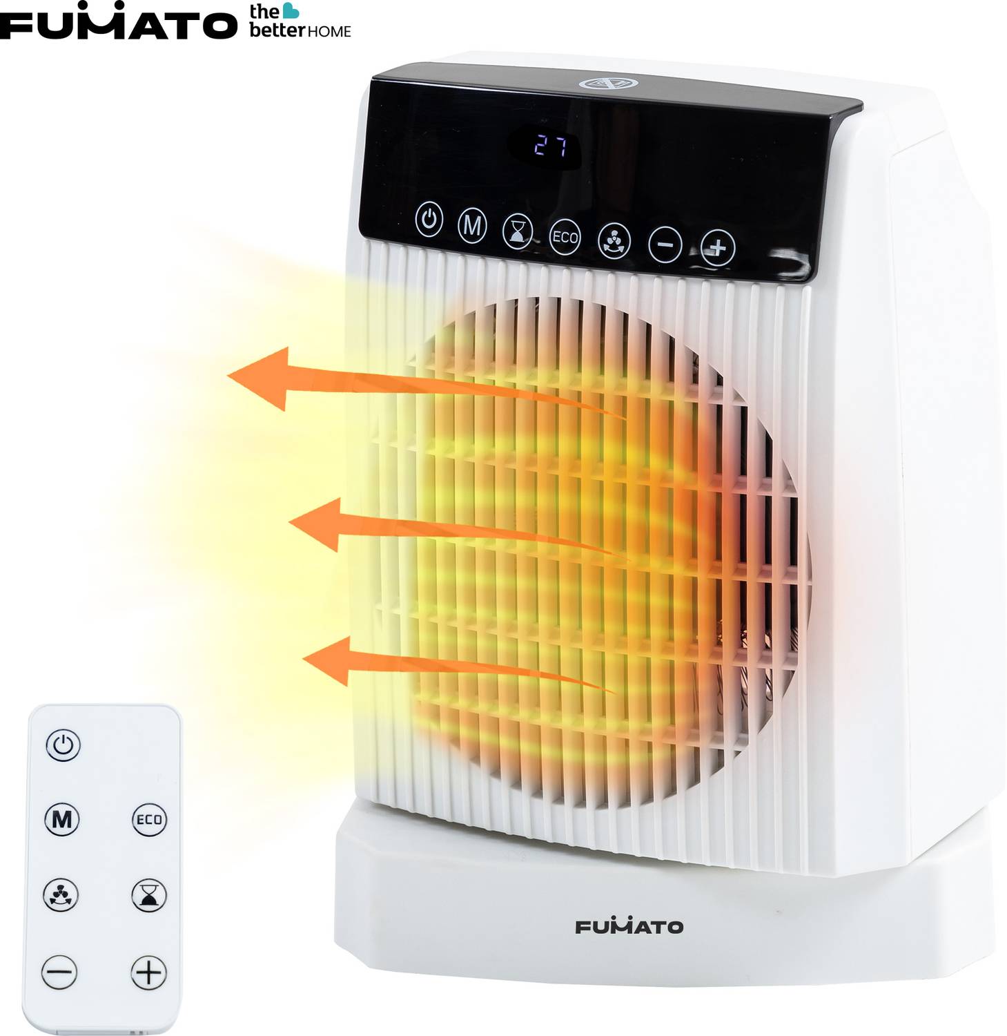 The Better Home By Fumato Heater For Room Waterproof Fan Room