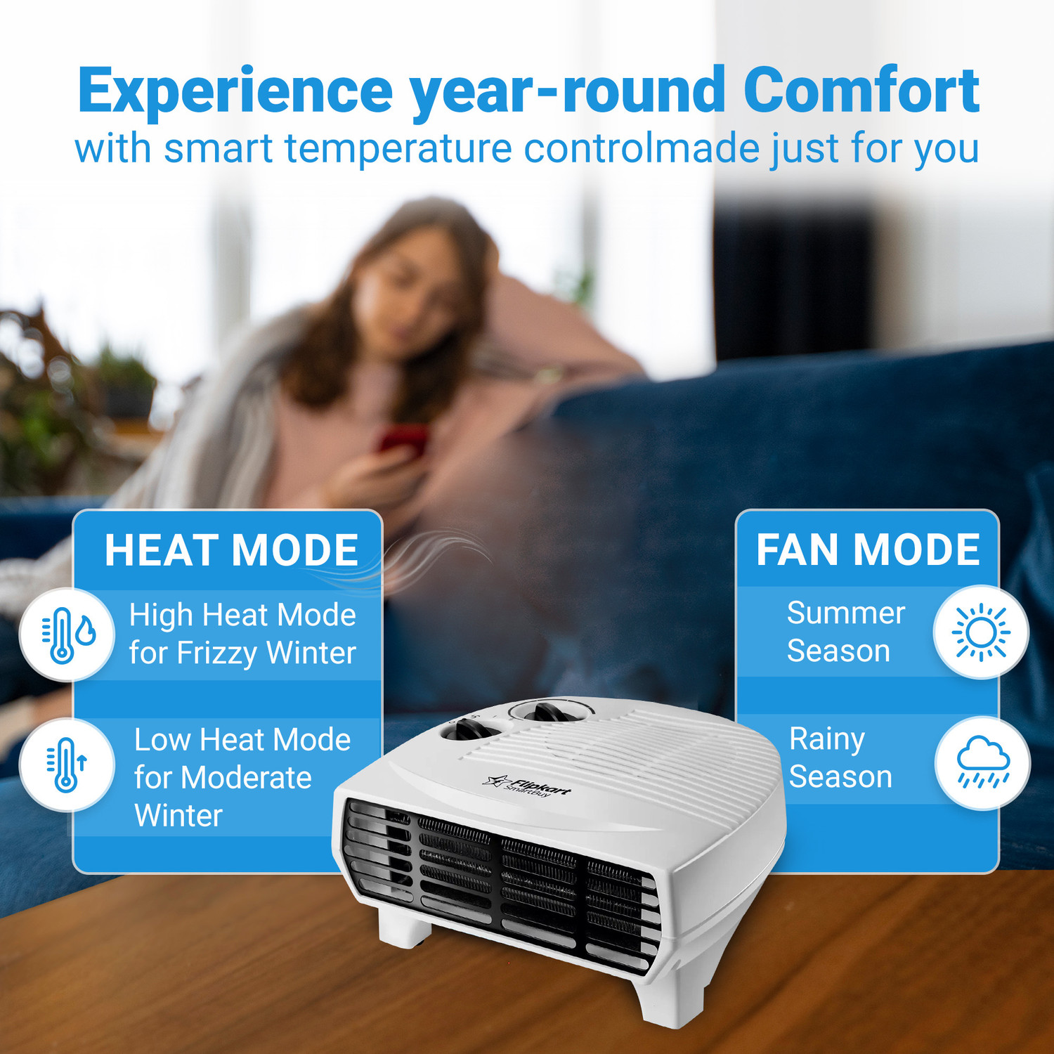 Image of Flipkart SmartBuy Insta Blaze Neu Fan Room Heater