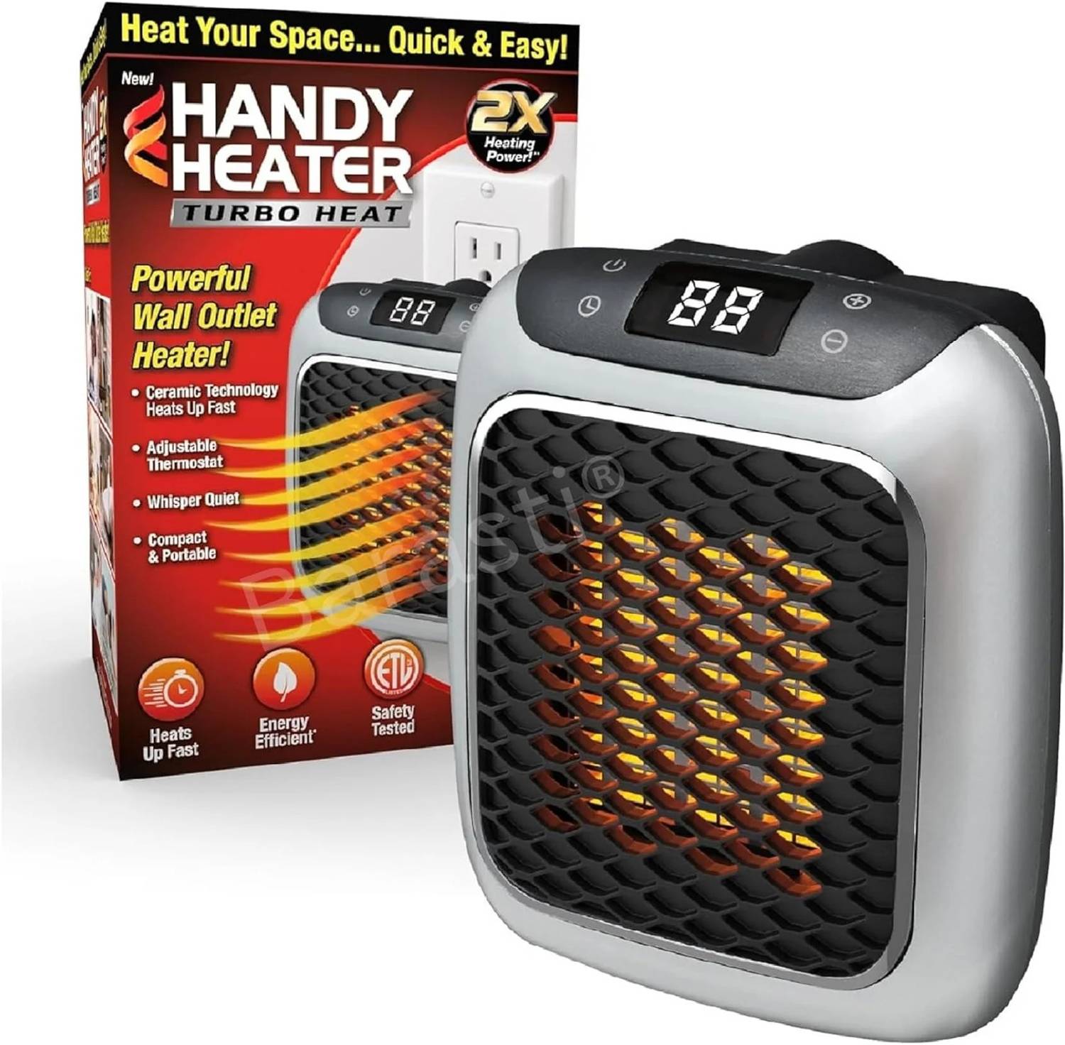HIYAN'S IMPORT EXPORT Wall Mounted Electric Convector Heater Sile