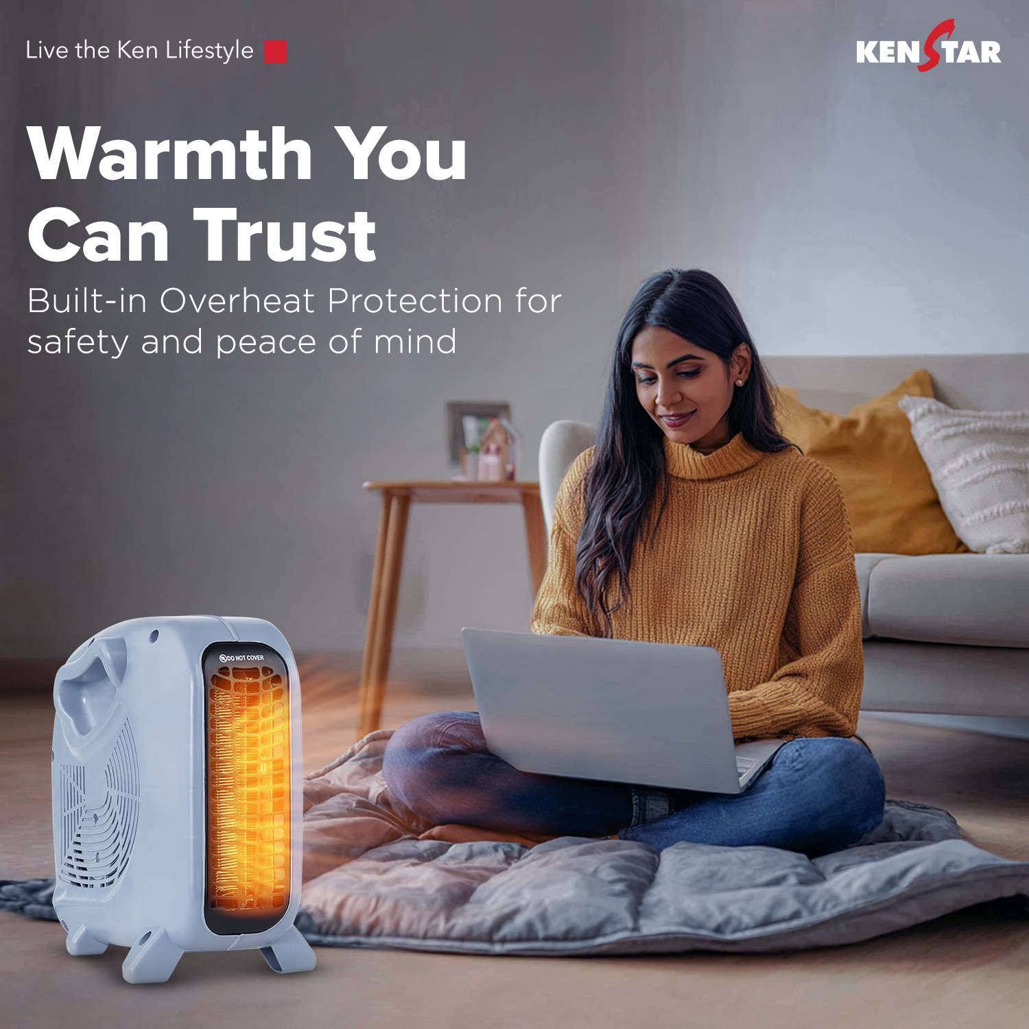 Kenstar WARMO 2000 Watt Fan Room Heater - Image 5