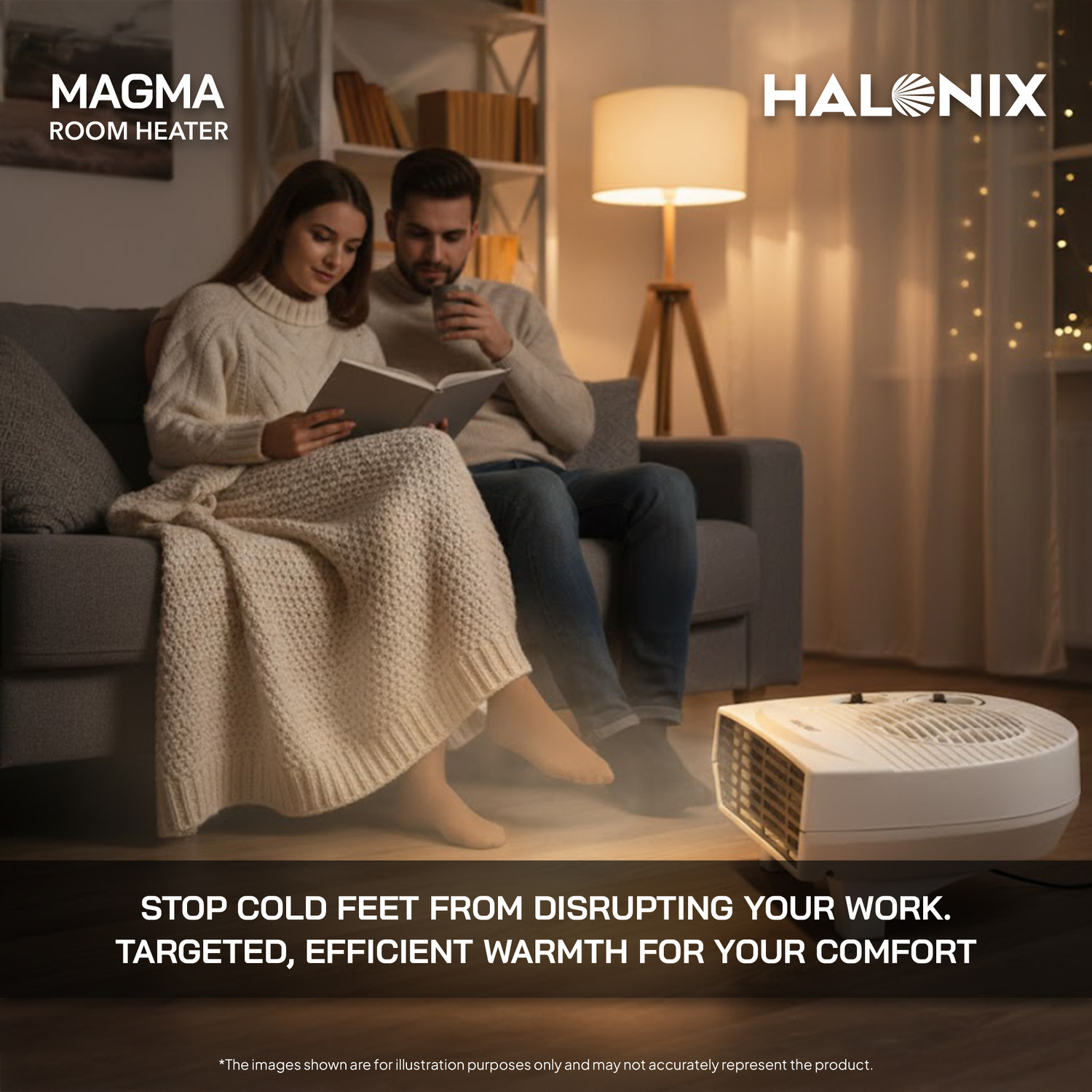 Image of HALONIX 1600 Magma Room Heater Fan Room Heater