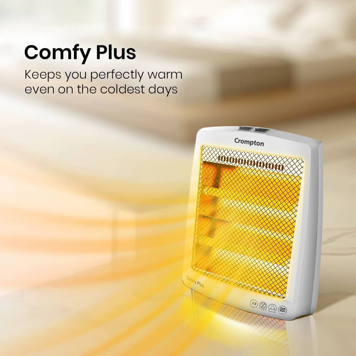 Crompton COMFYPLUS Quartz Room Heater - Image 2