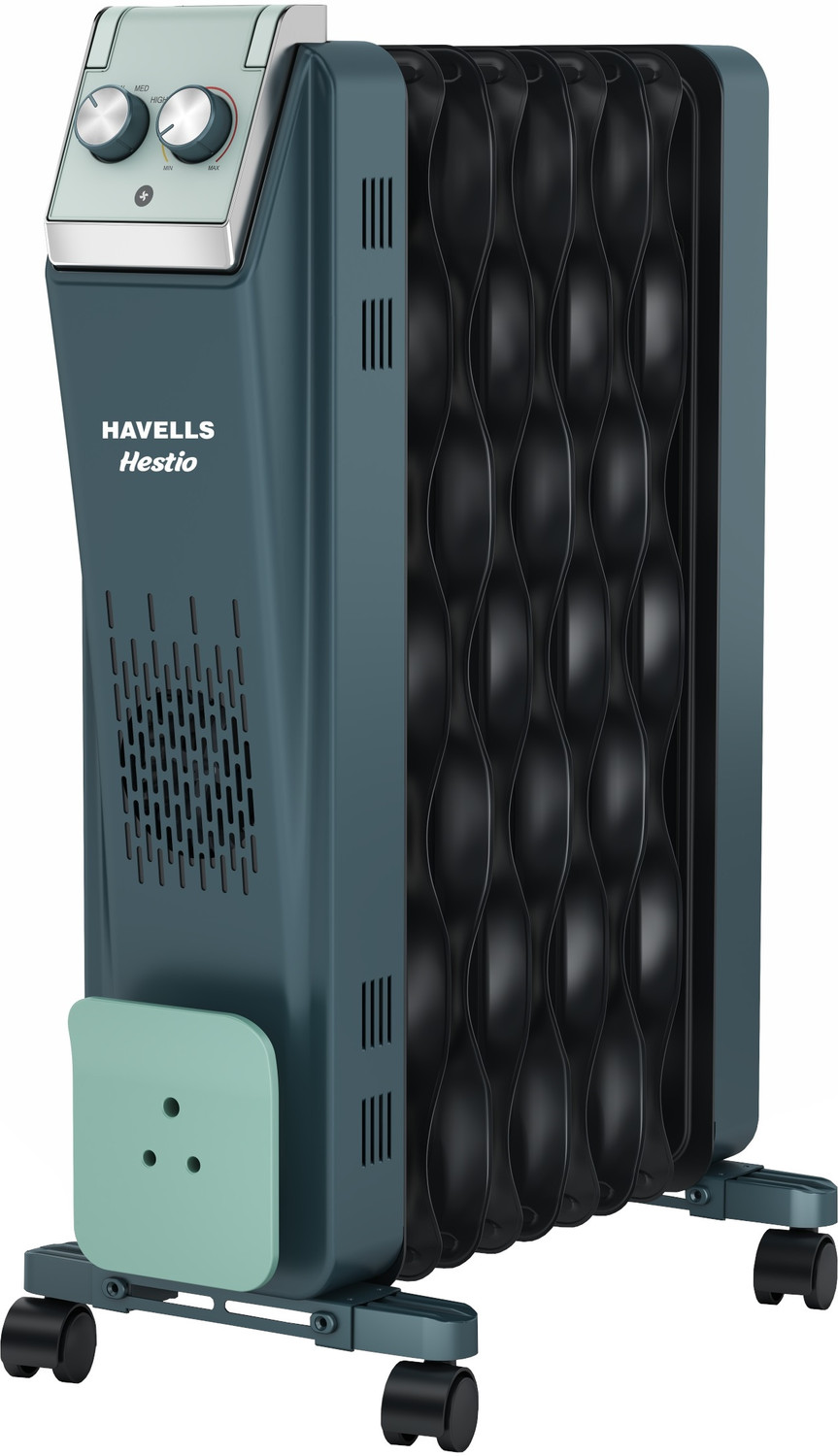 Image of HAVELLS GHROFCJN240 Hestio 9 Wave Fin Oil Filled Room Heater