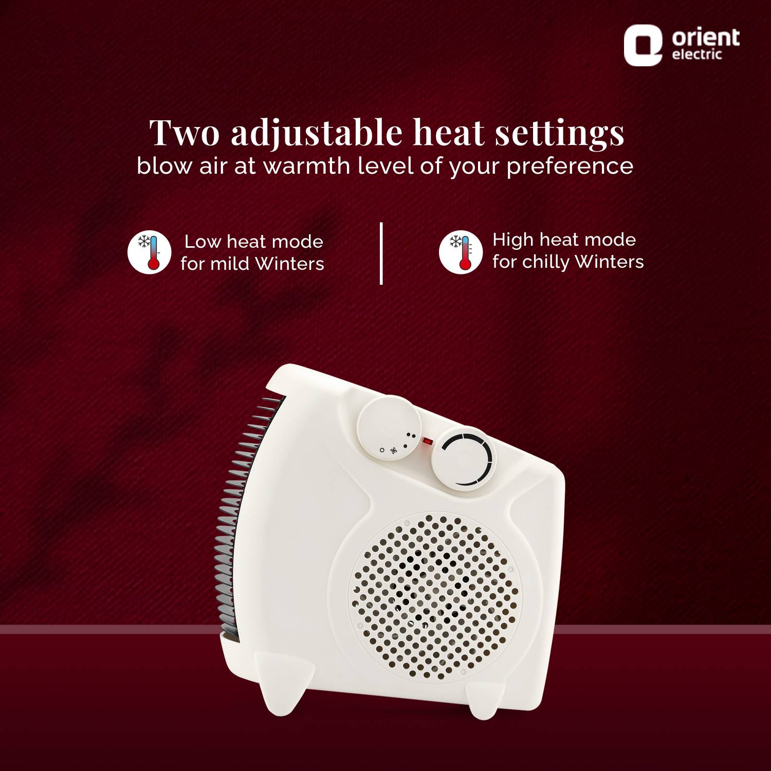 Orient Electric FH20WP 2000/1000 Room Heater - Image 5